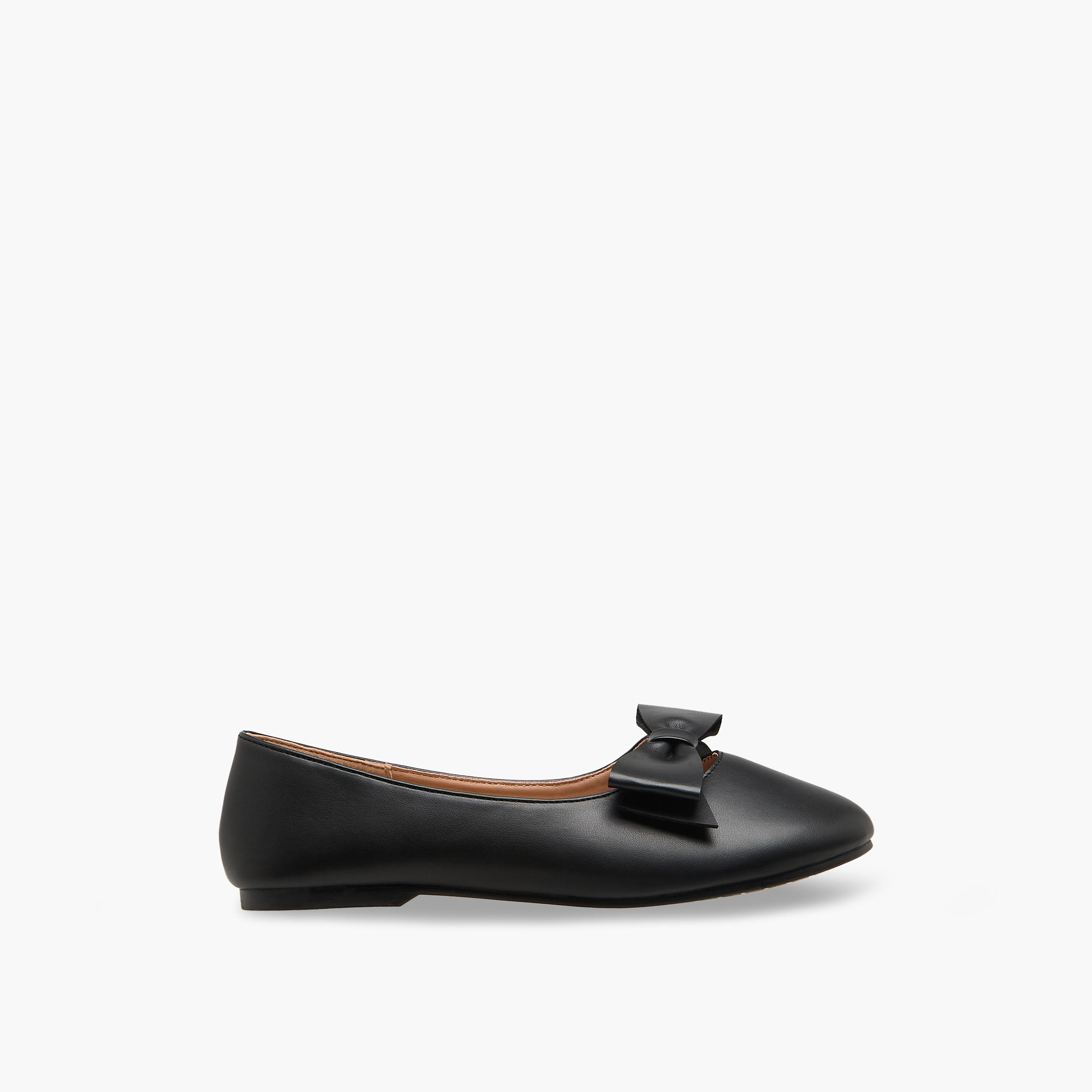 حذاء باليرينا بتفاصيل فيونكة للبنات من ليتل ميسي-girls-shoes-ballerinas-image-3