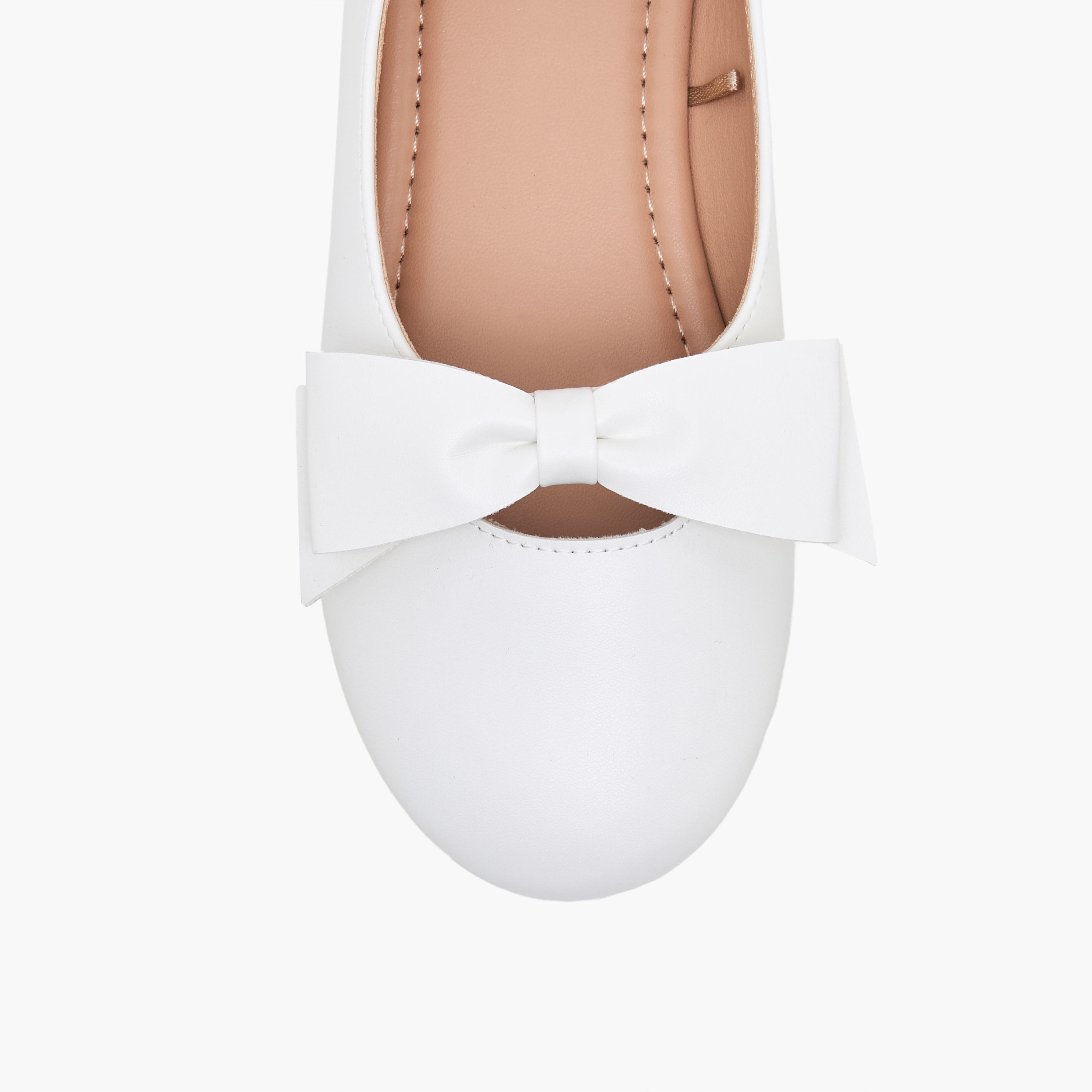 Little Missy Girls Bow Detail Ballerina Shoes-girls-shoes-ballerinas-image-4