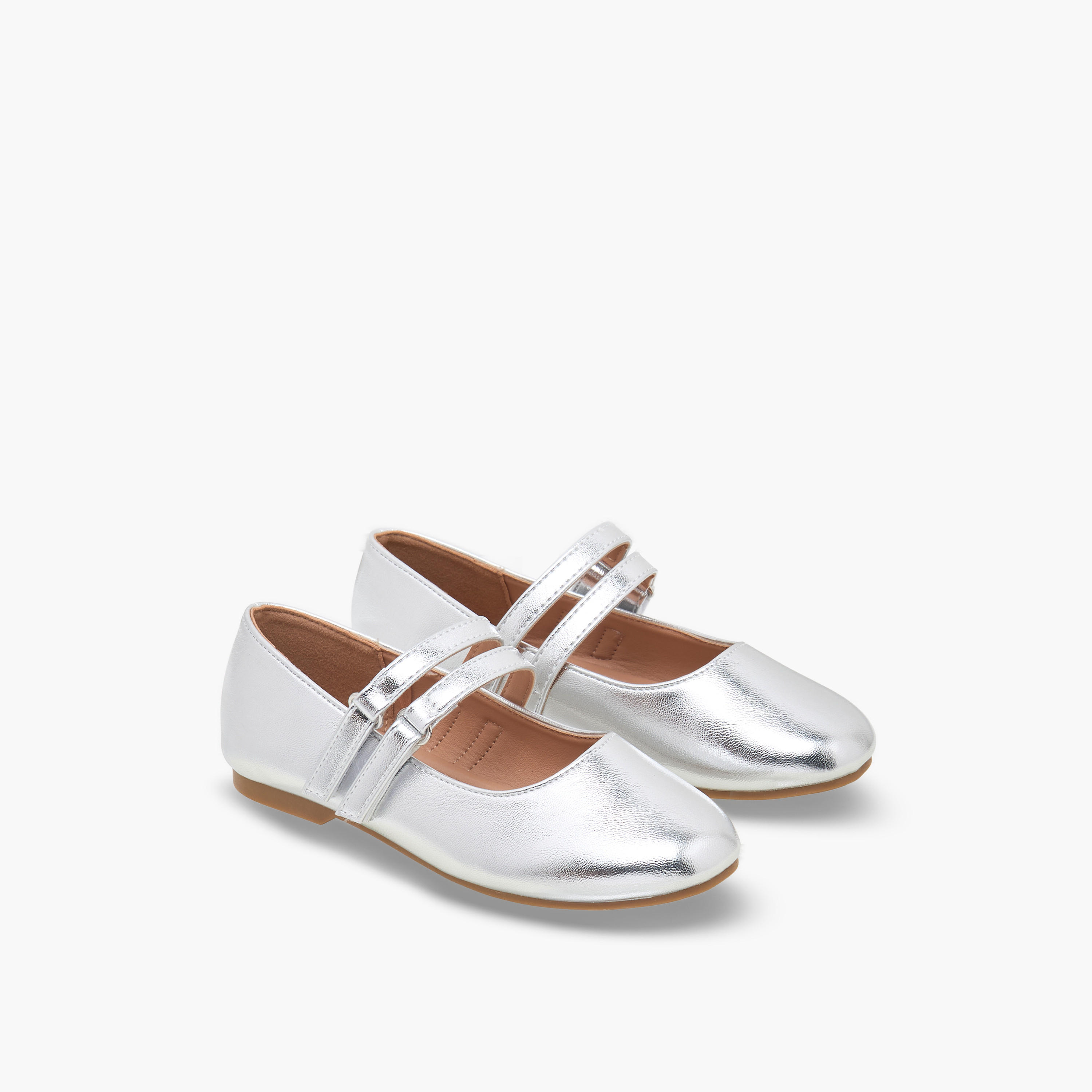 Juniors Girls Hook & Loop Ballerina Shoes-girls-shoes-maryjanes-image-1