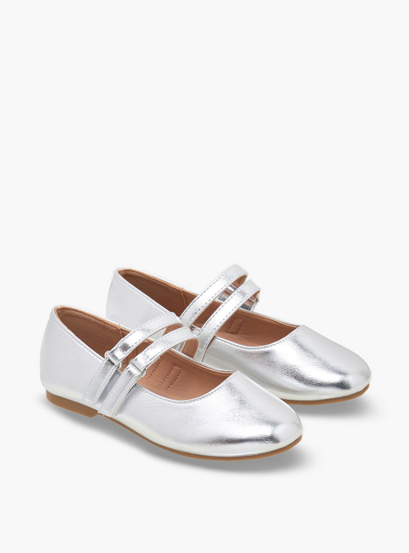Juniors Girls Hook & Loop Ballerina Shoes-girls-shoes-maryjanes-image-1