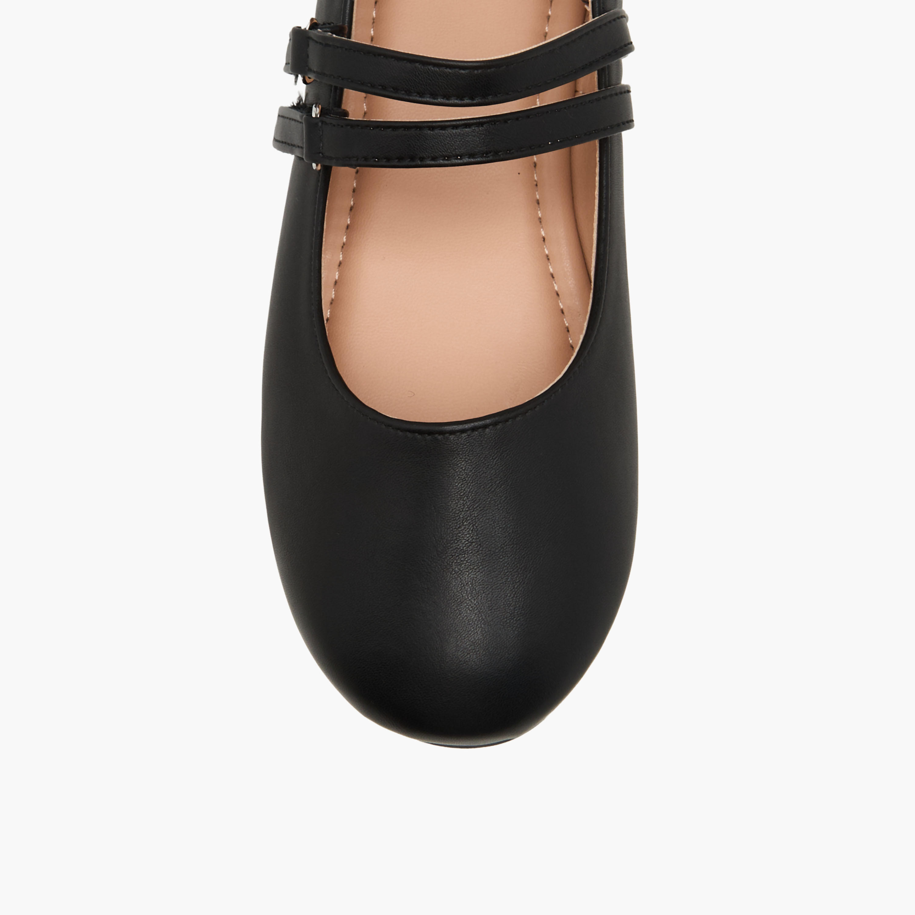 Little Missy Girls Hook & Loop Mary Jane Shoes-girls-shoes-maryjanes-image-4