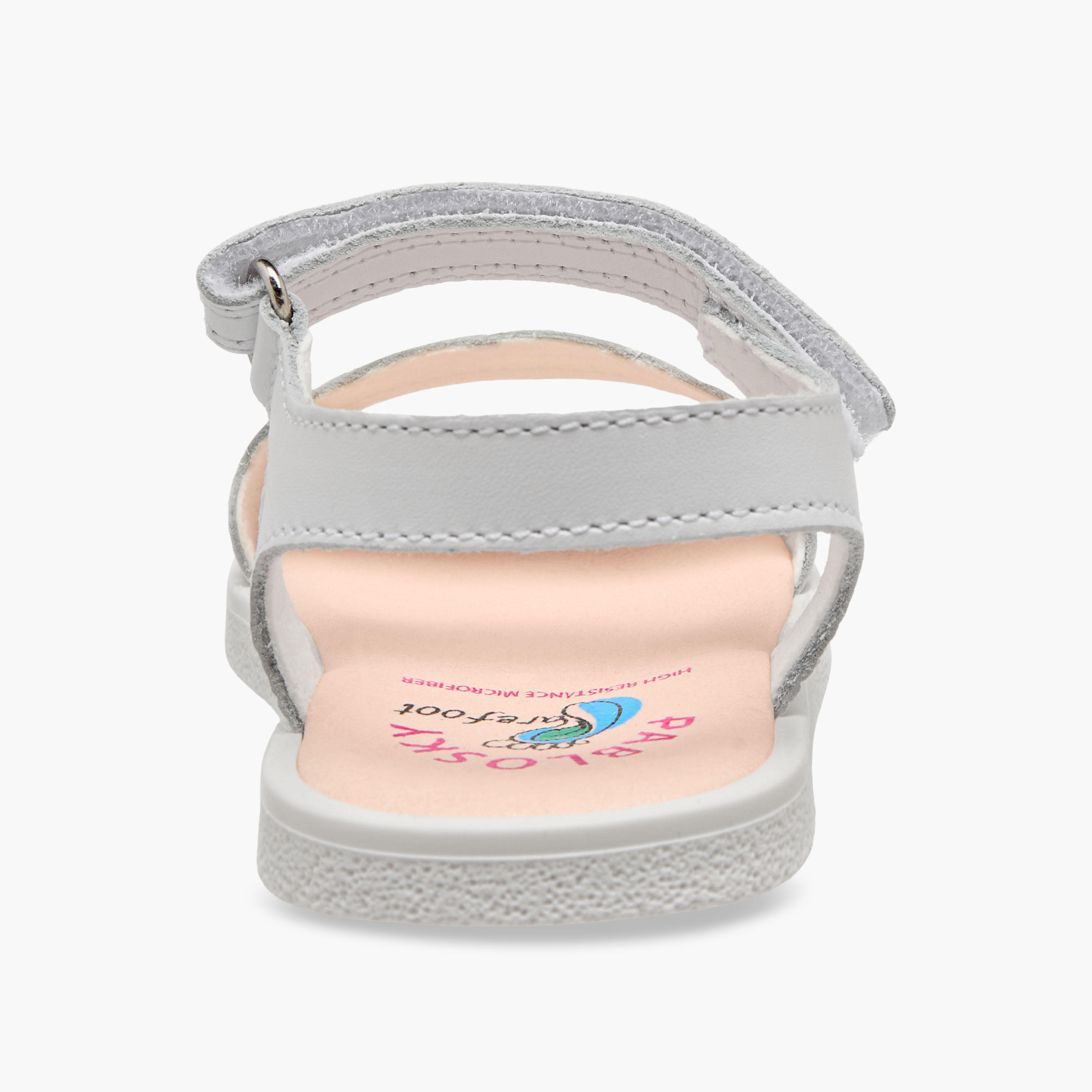 Pablosky Girls' Strap Sandals with Hook and Loop Closure-baby-girls-shoes-sandals-image-4