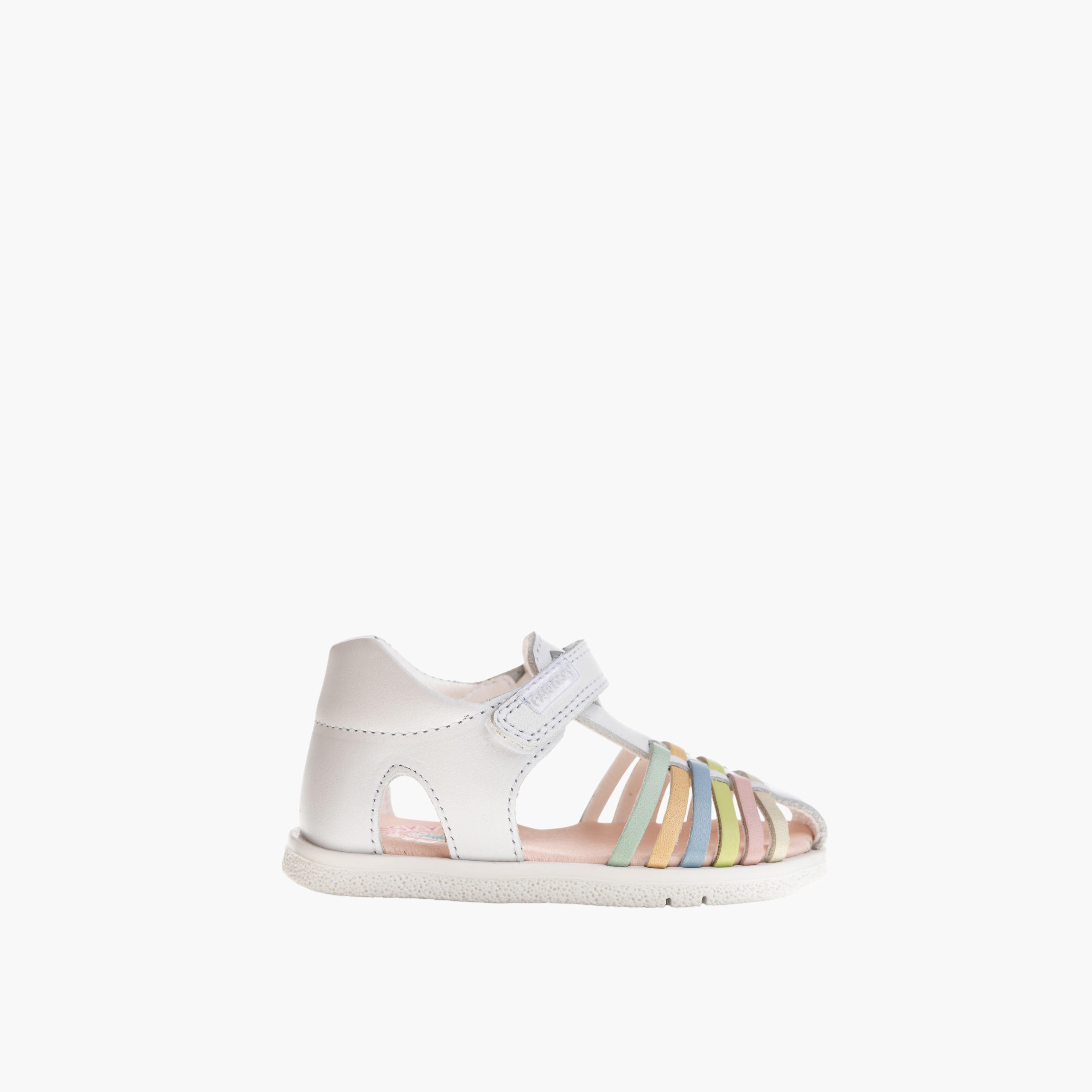 Pablosky Girls' Strap Sandals with Hook and Loop Closure-baby-girls-shoes-sandals-image-2