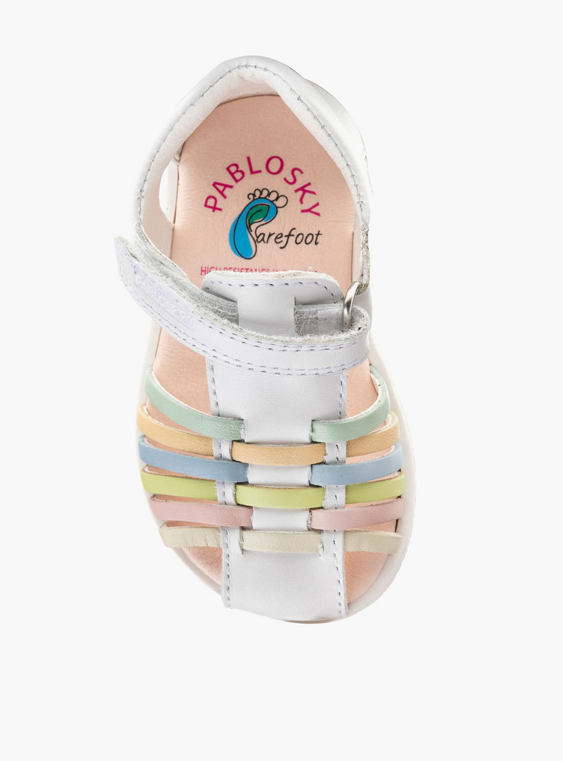 Pablosky Girls' Sandals with Hook and Loop Closure - 054900-baby-girls-shoes-sandals-image-4