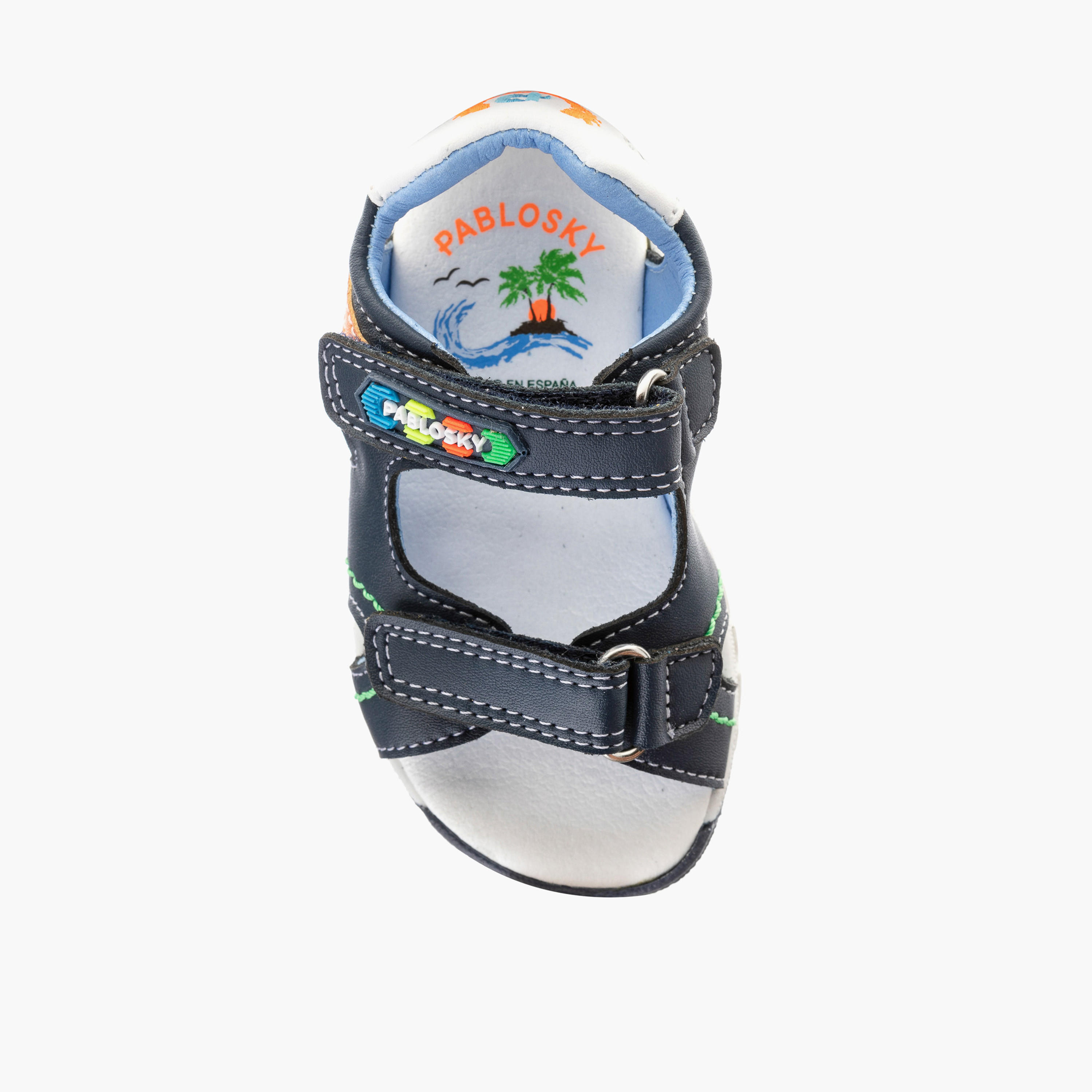 Pablosky Boys' Sandals with Hook and Loop Closure - 055820-baby-boys-shoes-sandals-image-4