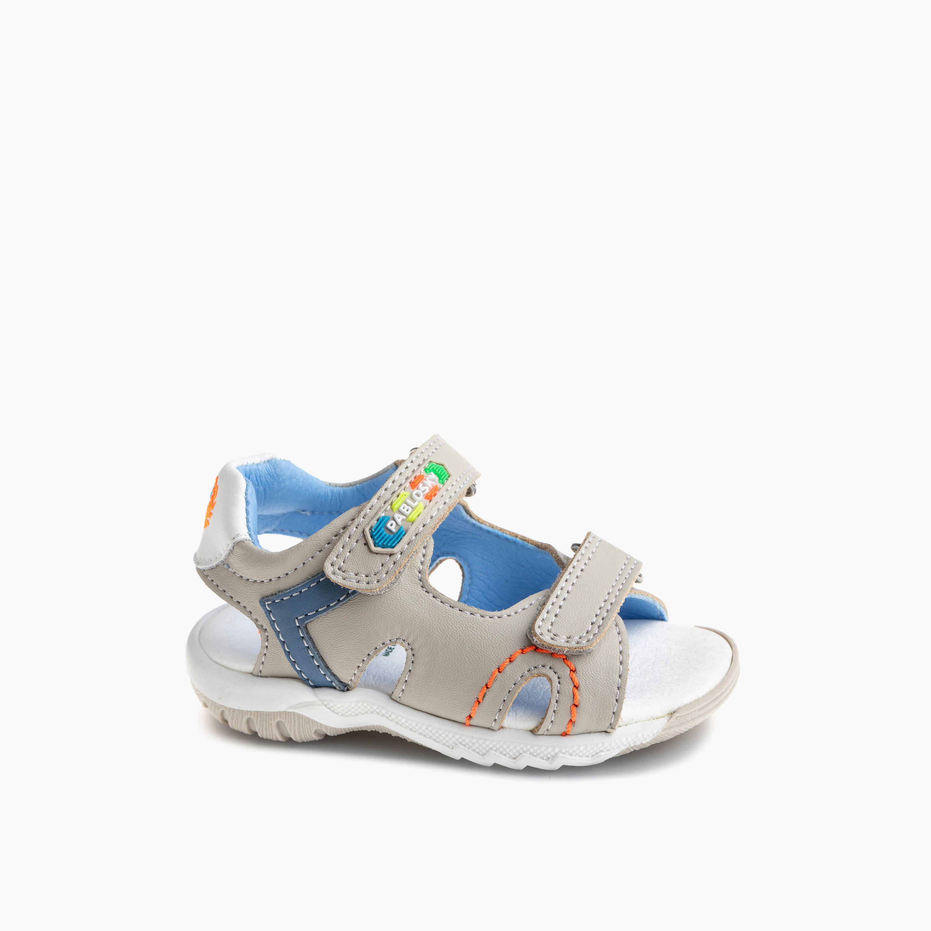 Pablosky Boys' Sandals with Hook and Loop Closure - 055850-baby-boys-shoes-sandals-image-1