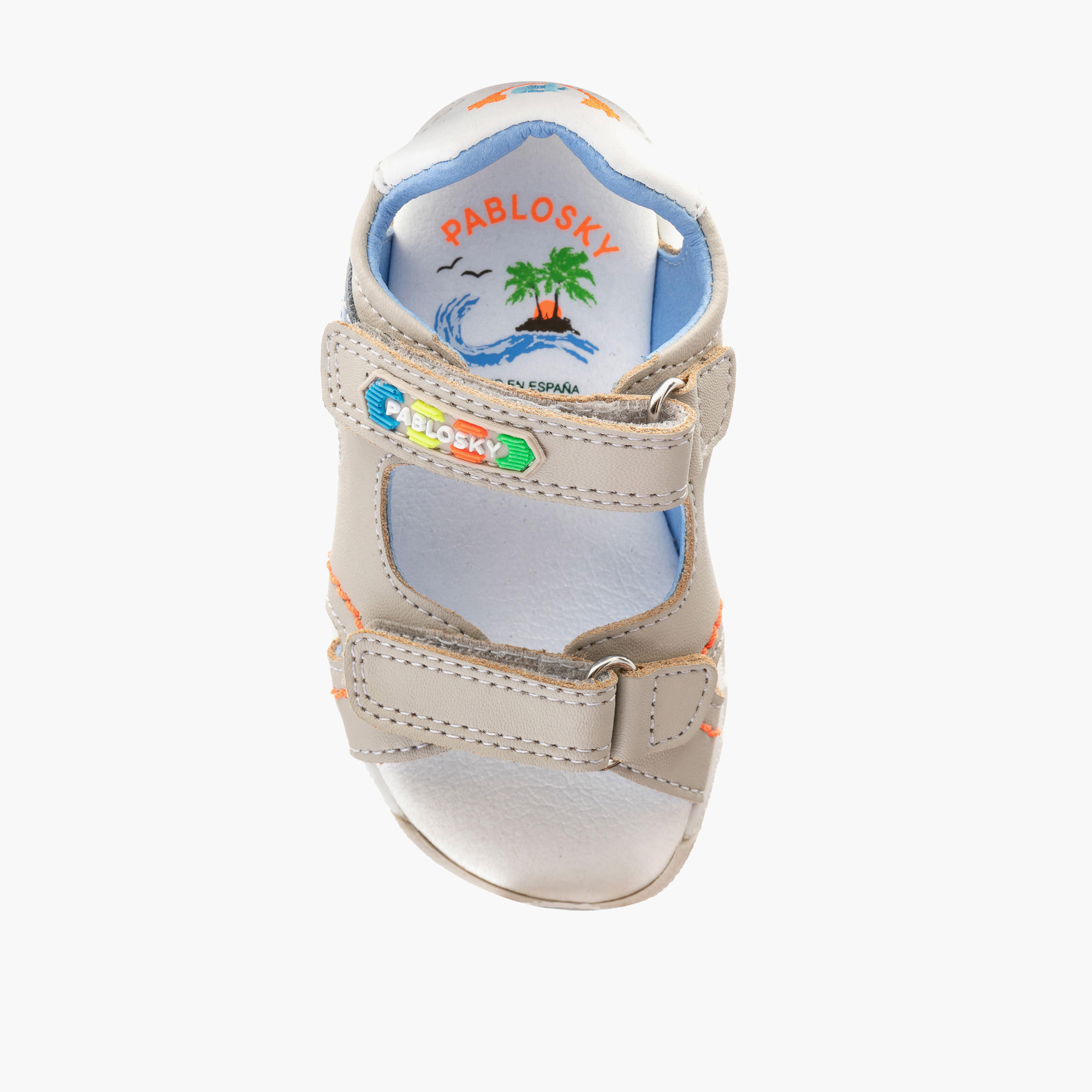 Pablosky Boys' Sandals with Hook and Loop Closure - 055850-baby-boys-shoes-sandals-image-4