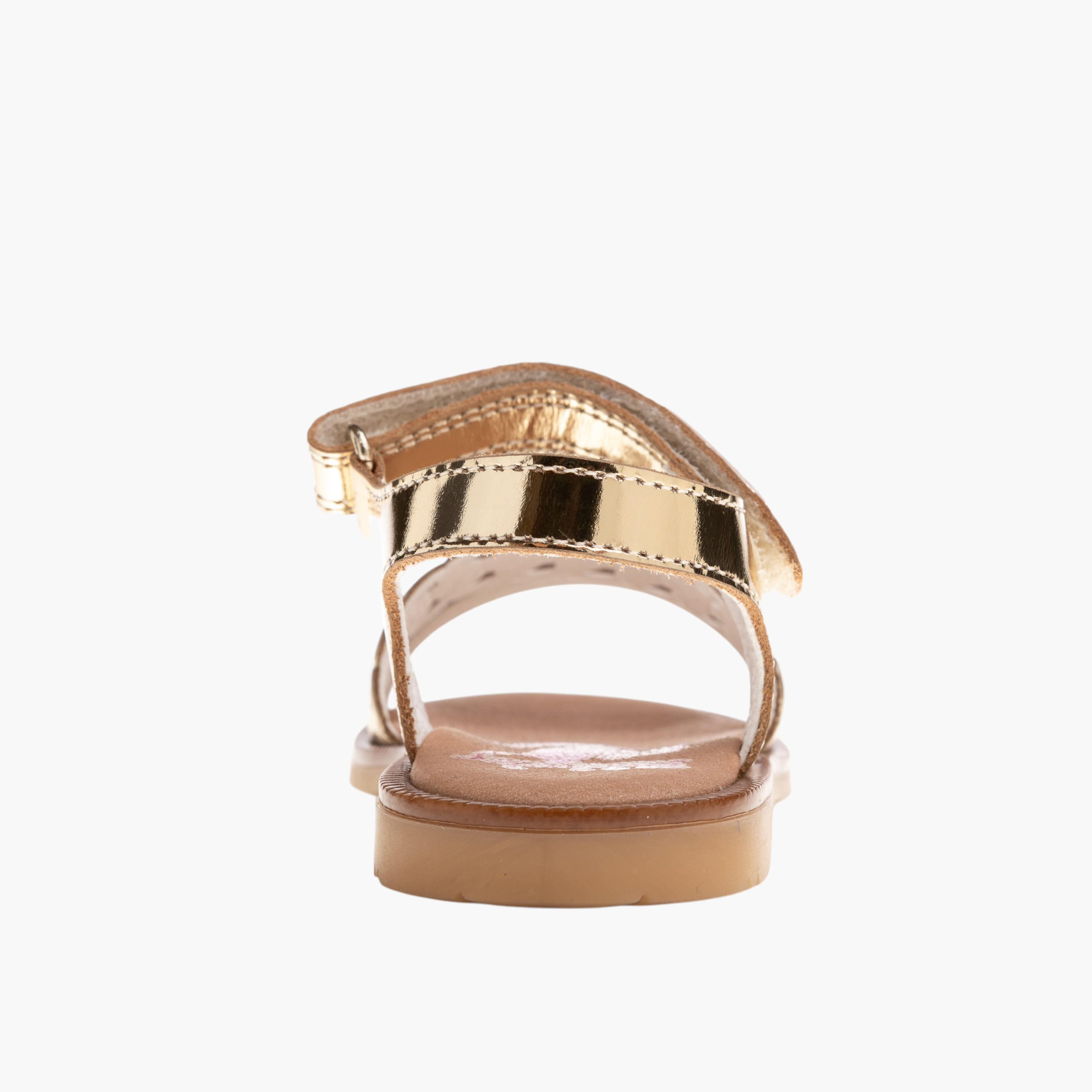 Pablosky Girls' Strap Sandals with Hook and Loop Closure-baby-girls-shoes-sandals-image-3
