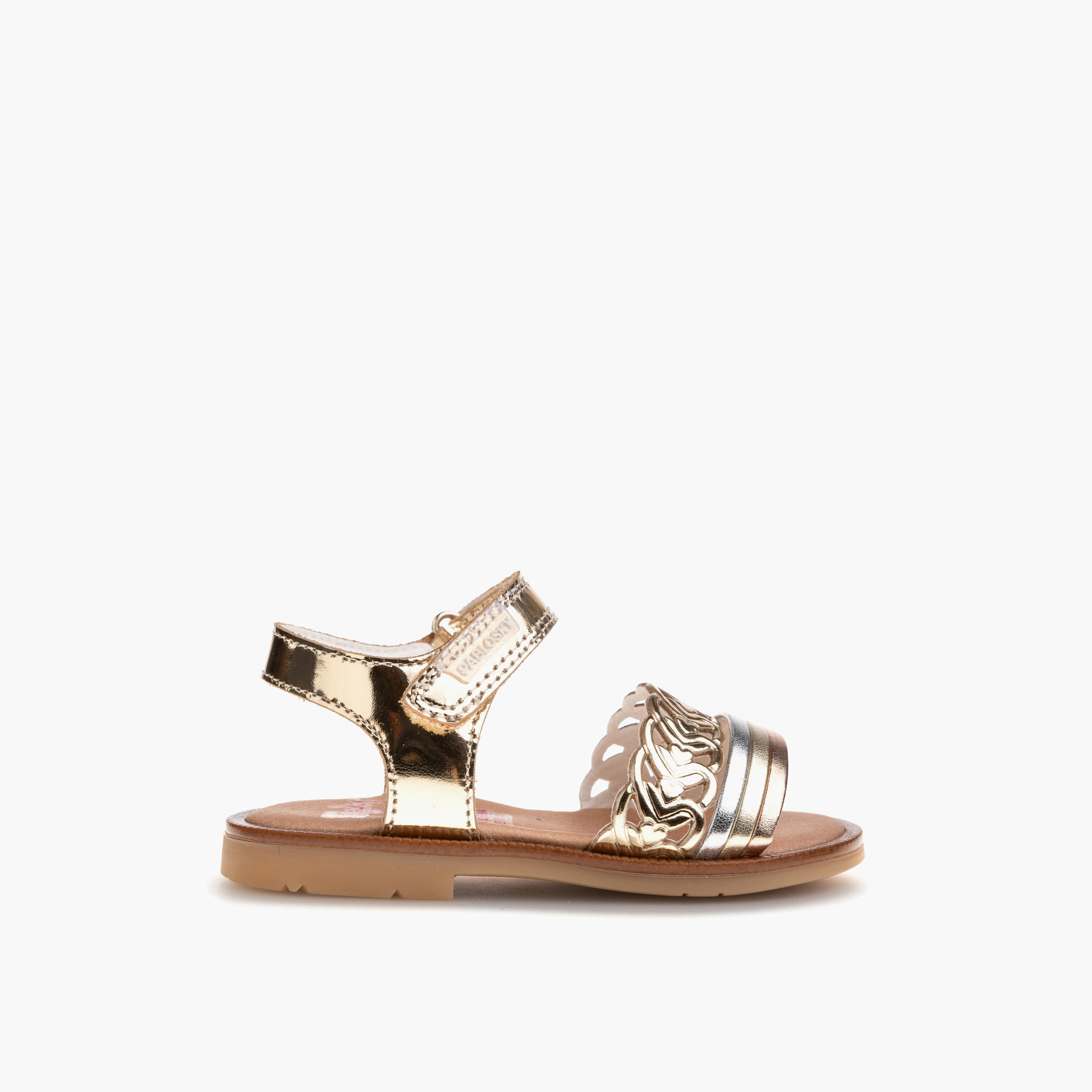 Pablosky Girls' Sandals with Hook and Loop Closure - 056386-baby-girls-shoes-sandals-image-2