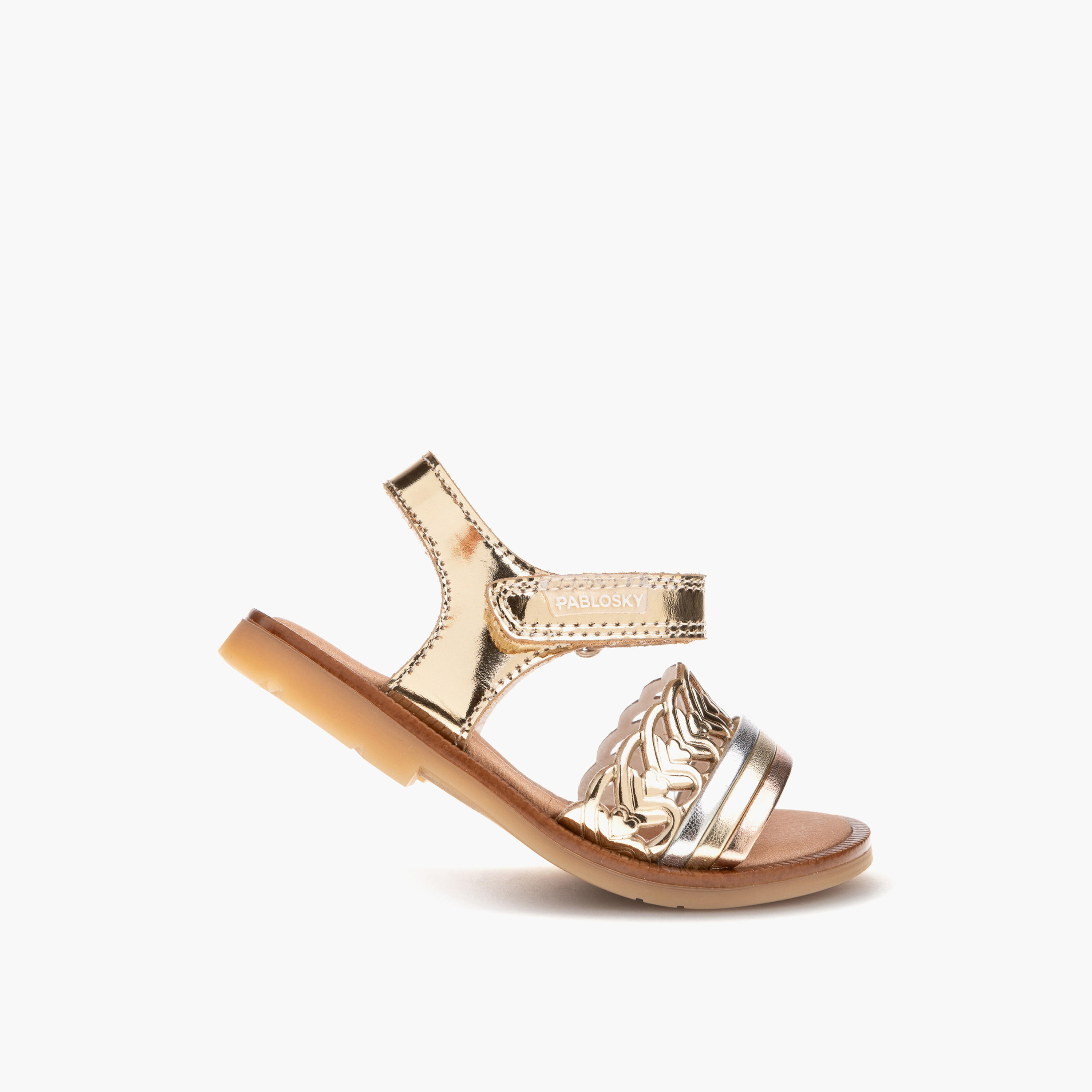 Pablosky Girls' Sandals with Hook and Loop Closure - 056386-baby-girls-shoes-sandals-image-5