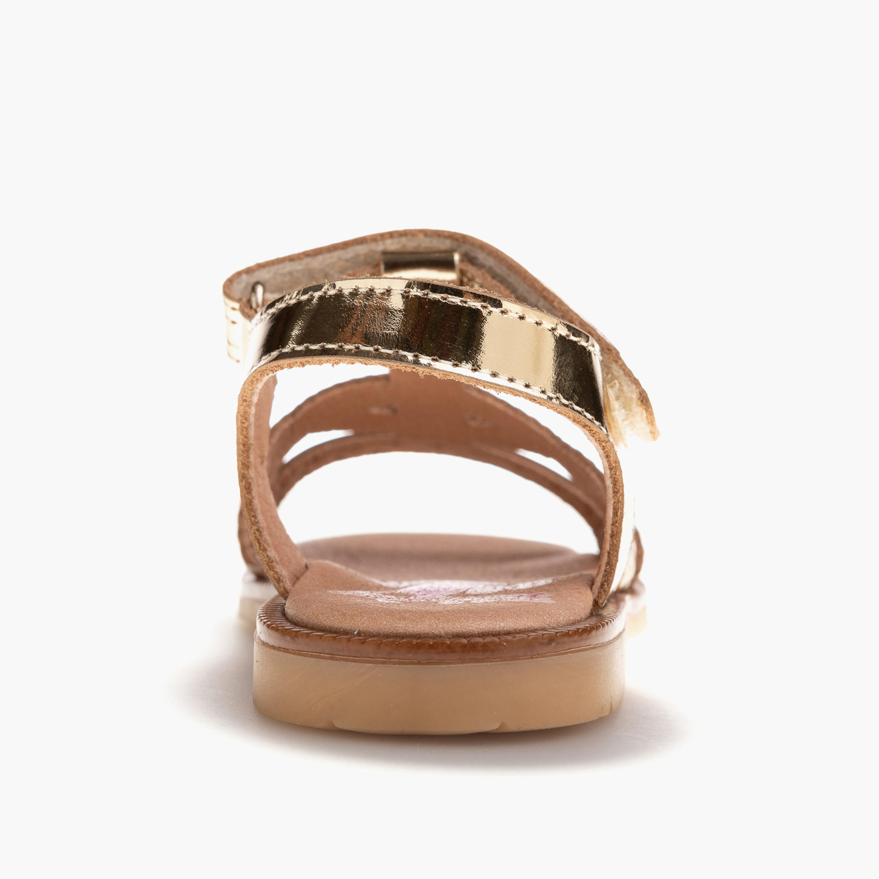 Pablosky Girls' Strap Sandals with Hook and Loop Closure-baby-girls-shoes-sandals-image-3
