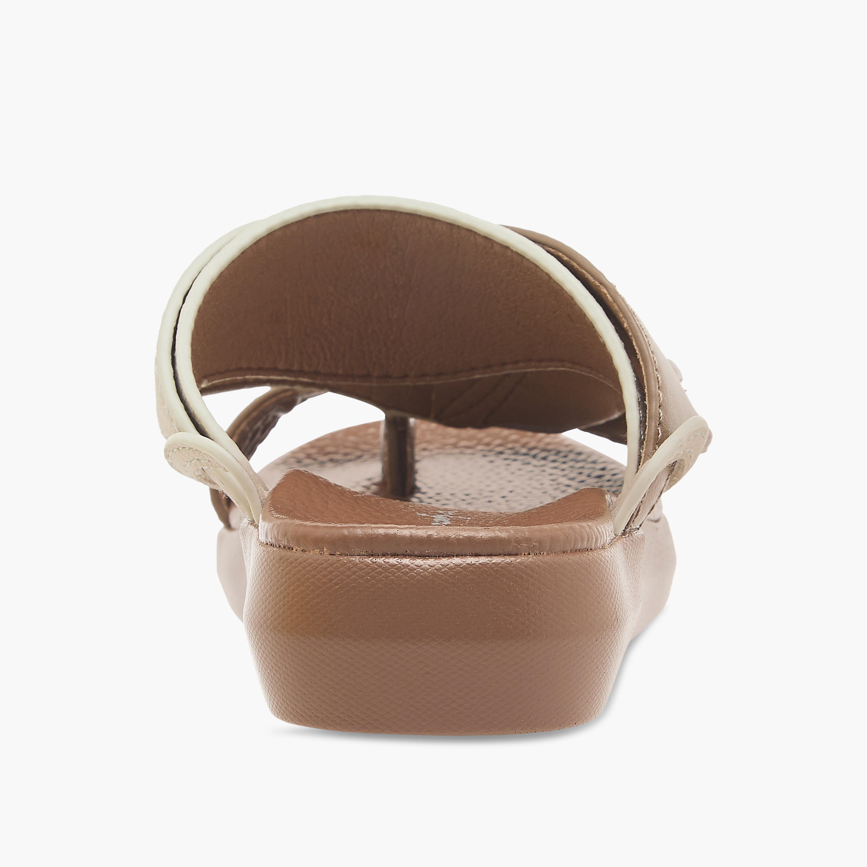 Al Waha Embroidered Slip-On Arabic Sandals with Toe Loop Detail-boys-shoes-sandals-image-4