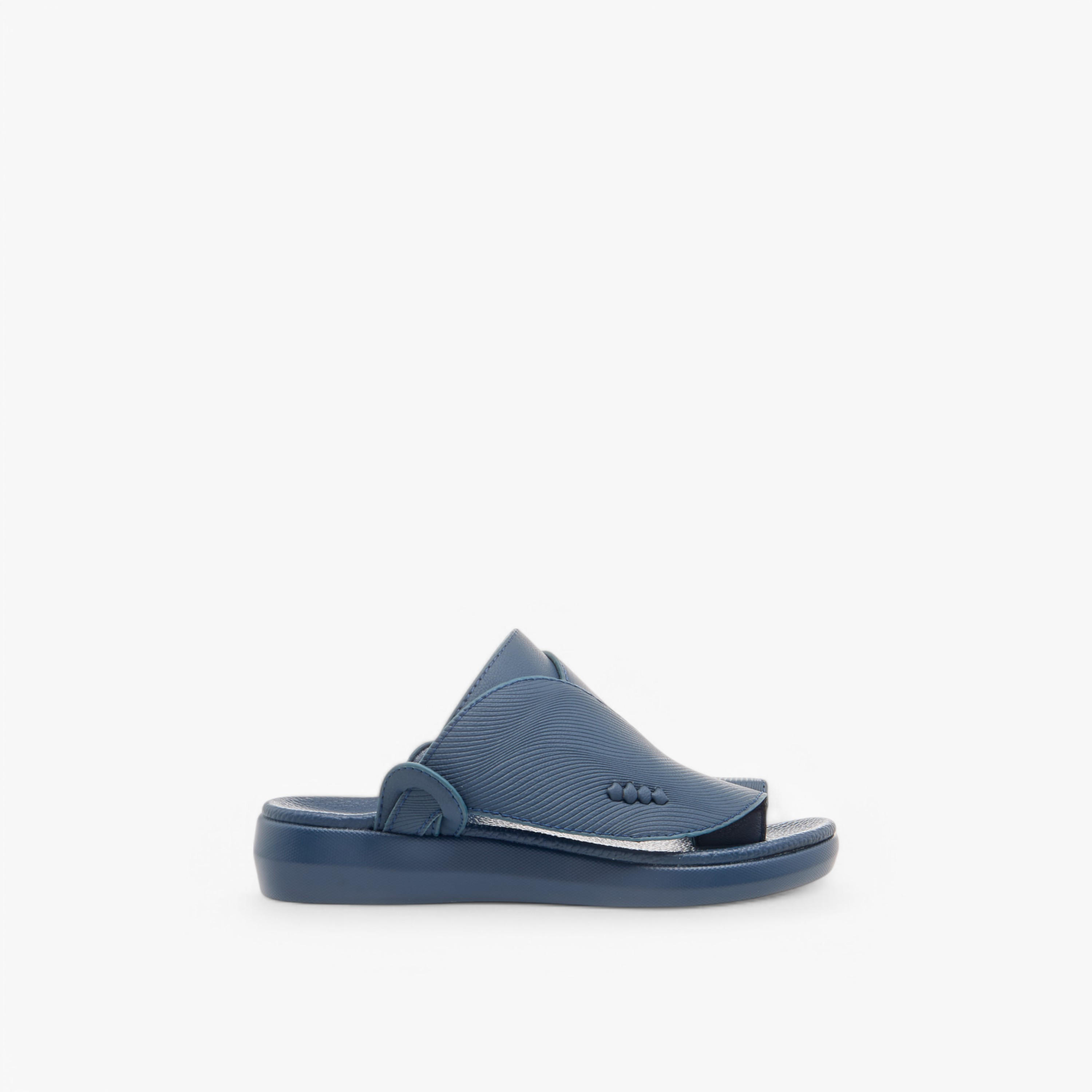 Al Waha Textured Slip-On Arabic Sandals with Toe Loop Detail-boys-shoes-sandals-image-2