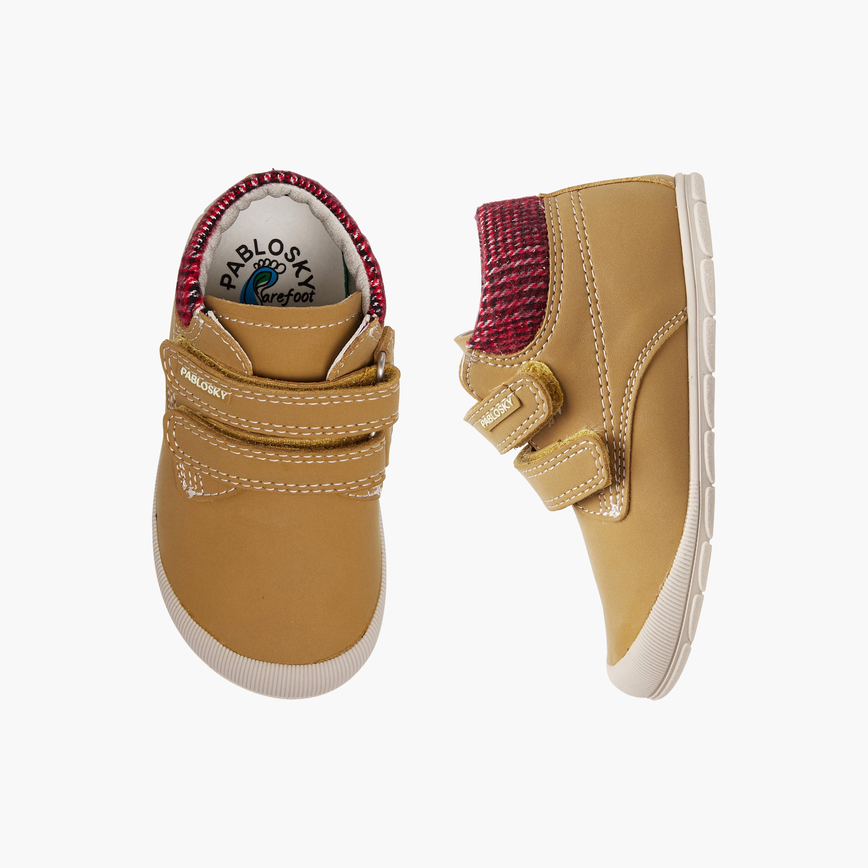 Pablosky Boys' High Top Sneakers with Hook and Loop Closure - Synthetic-baby-boys-shoes-closedshoes-image-1