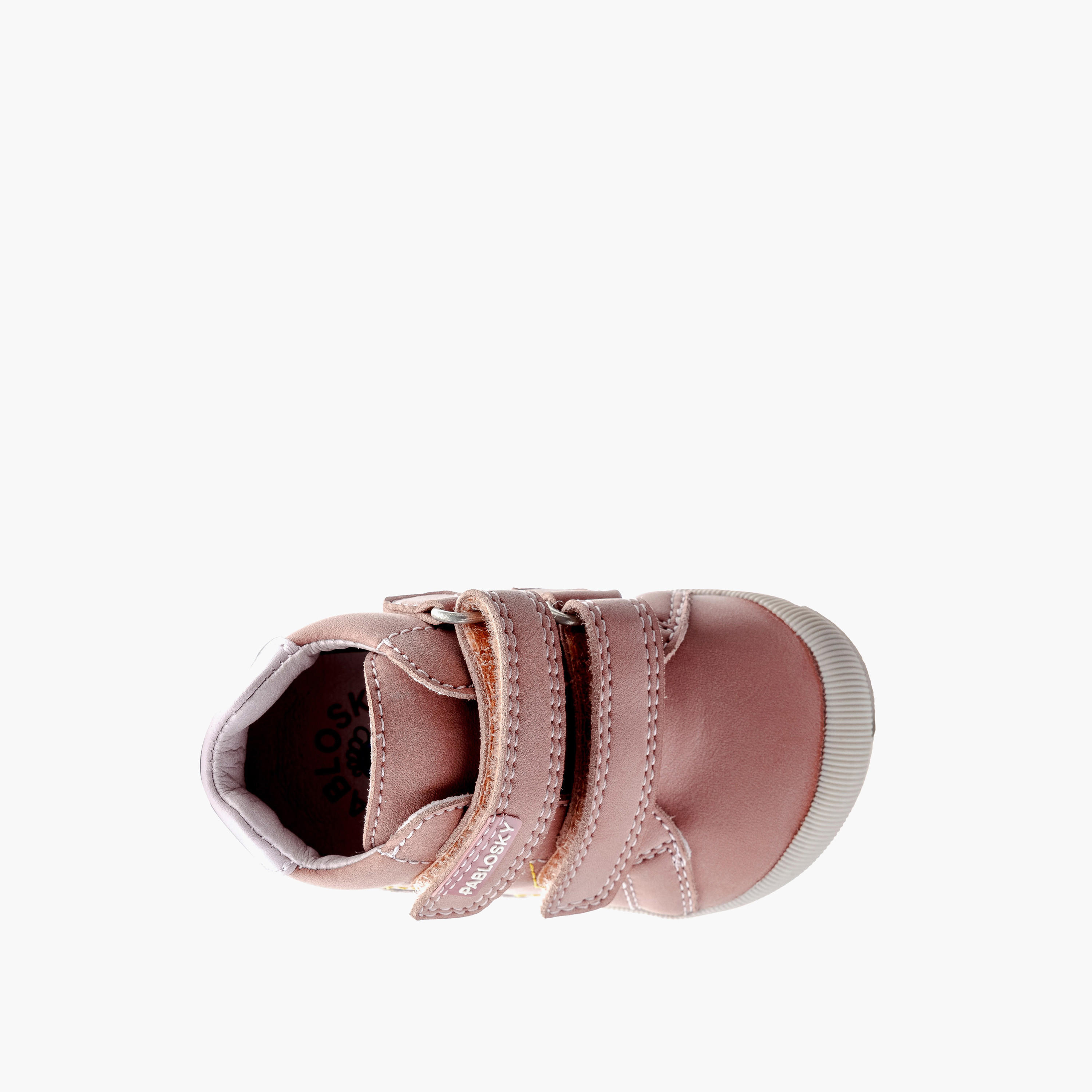 حذاء سنيكرز برقبة عالية وشريط إغلاق لاصق للبنات من بابلوسكي - 059574-baby-girls-shoes-closedshoes-image-4