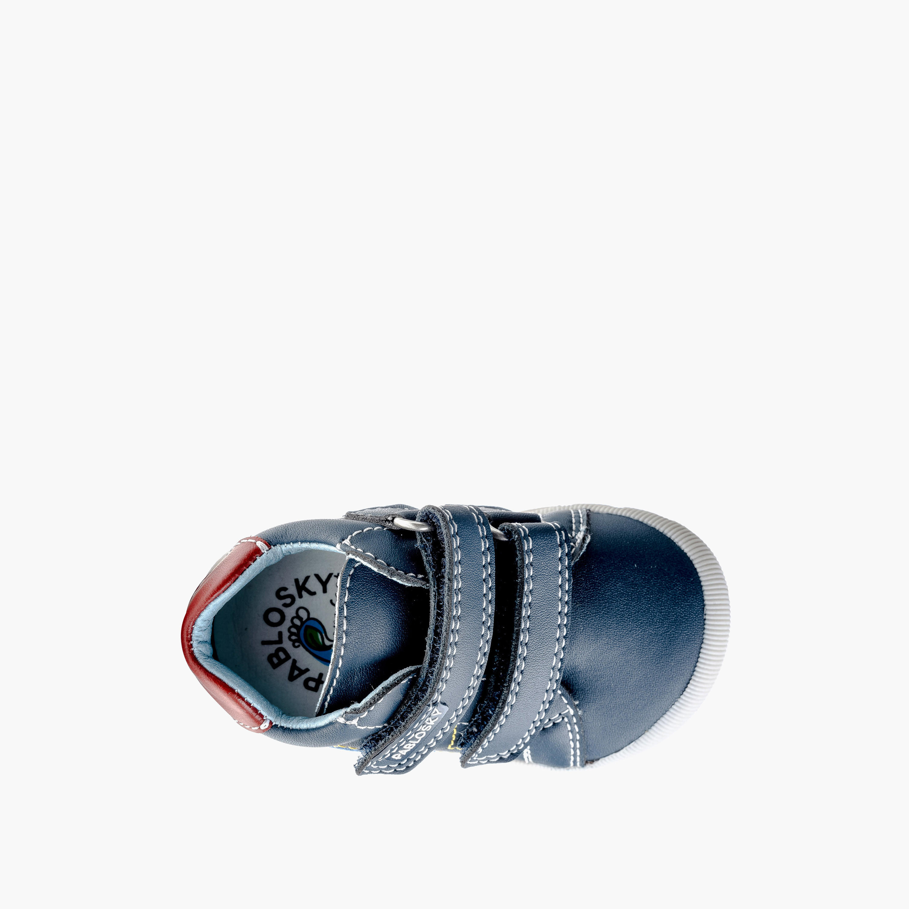 Pablosky Boys' High Top Sneakers with Hook and Loop Closure - 059620-baby-boys-shoes-closedshoes-image-4