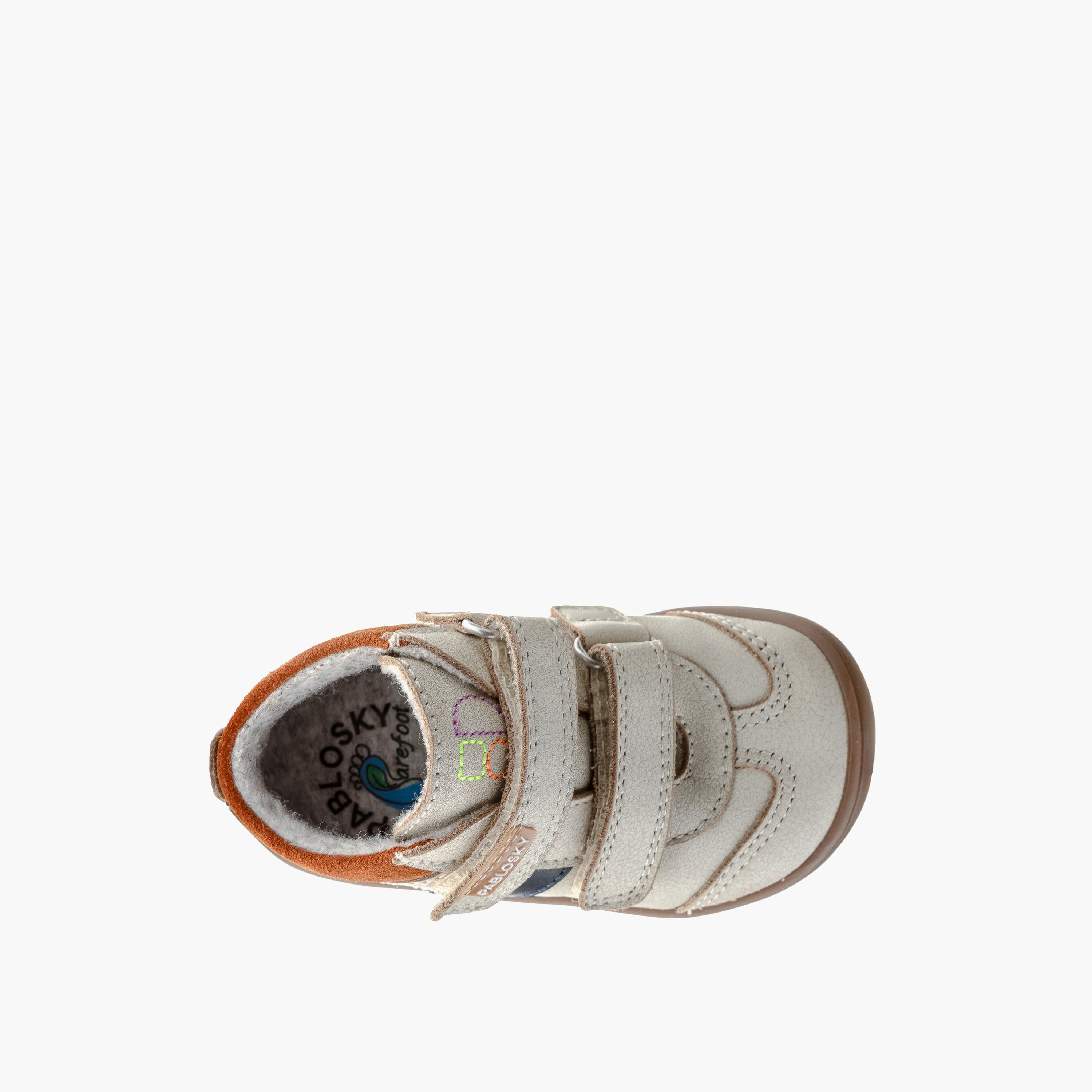 Pablosky Boys' High Top Sneakers with Hook and Loop Closure - 064206-baby-boys-shoes-closedshoes-image-4