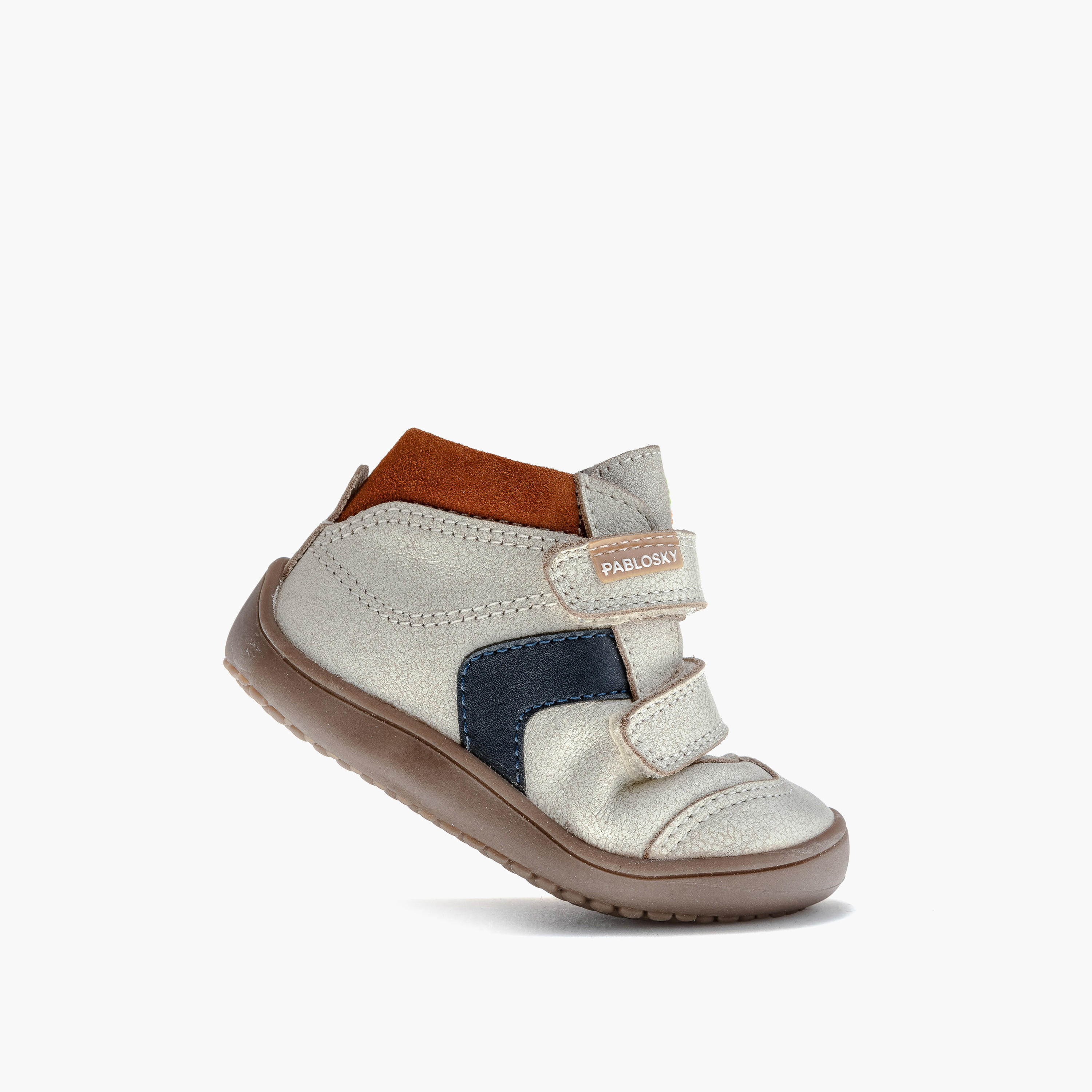 Pablosky Boys' High Top Sneakers with Hook and Loop Closure - 064206-baby-boys-shoes-closedshoes-image-5