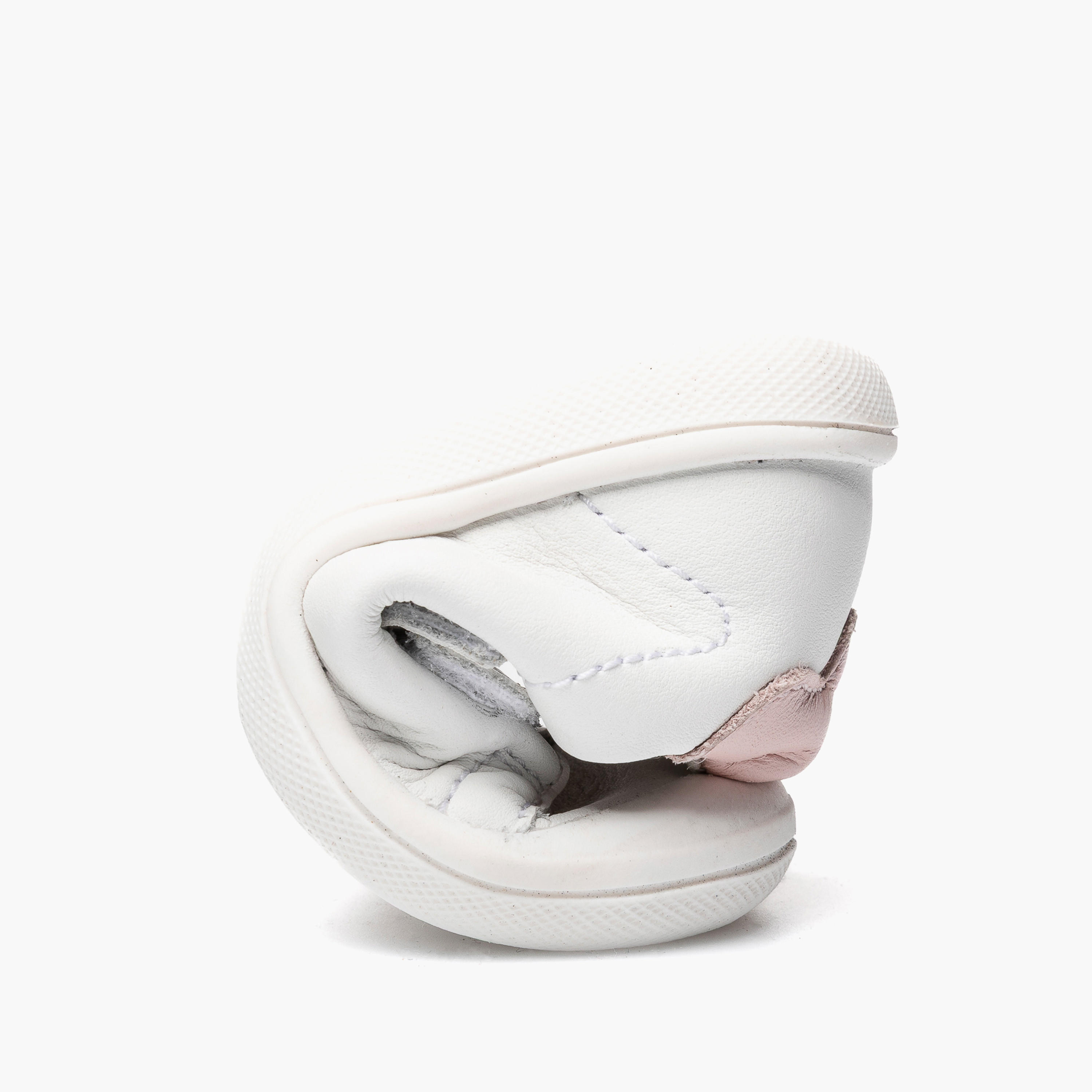 Pablosky Leather Ankle Sneakers with Hook & Loop Closure-baby-girls-shoes-closedshoes-image-6