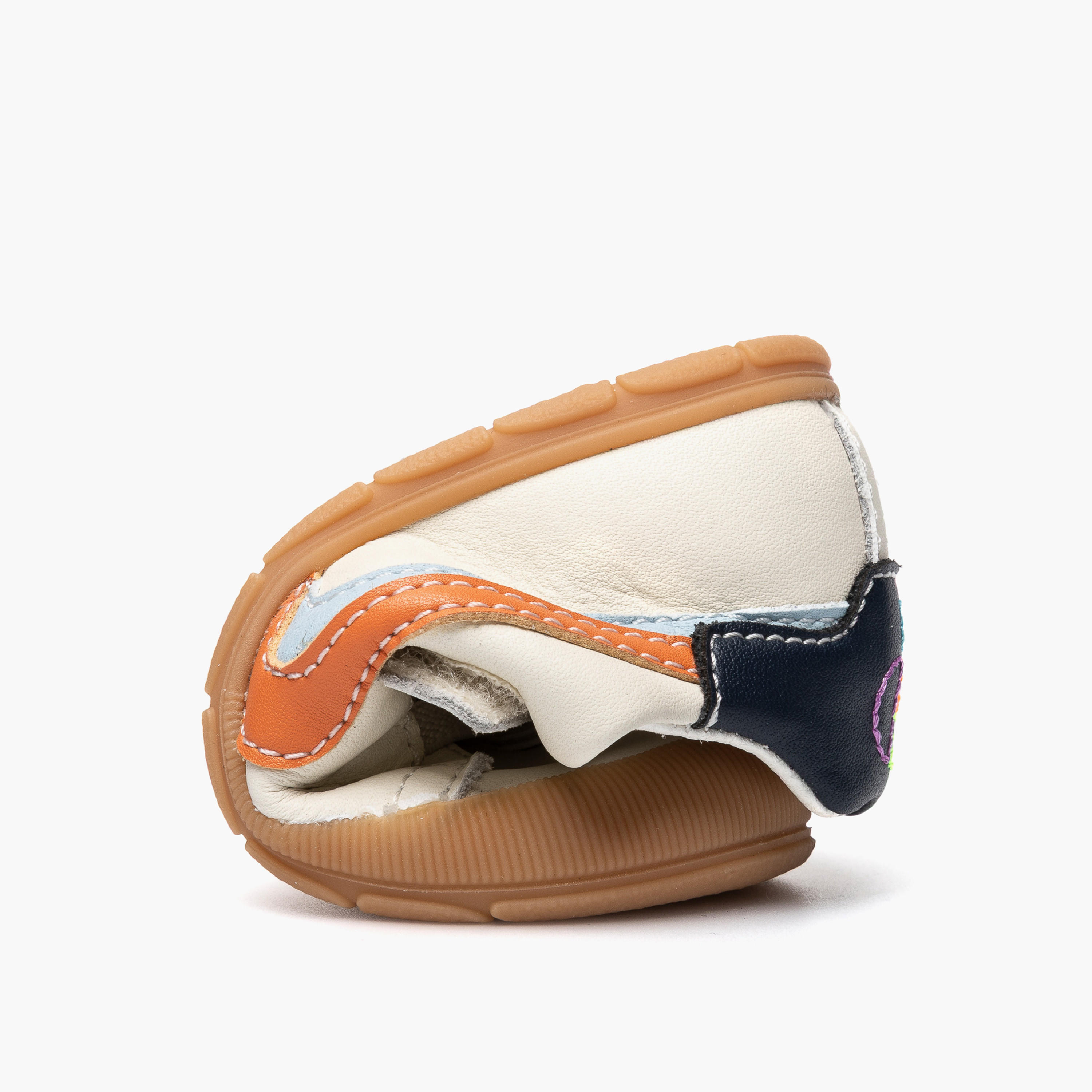 Pablosky Leather Ankle Sneakers with Hook & Loop Closure-baby-boys-shoes-closedshoes-image-6