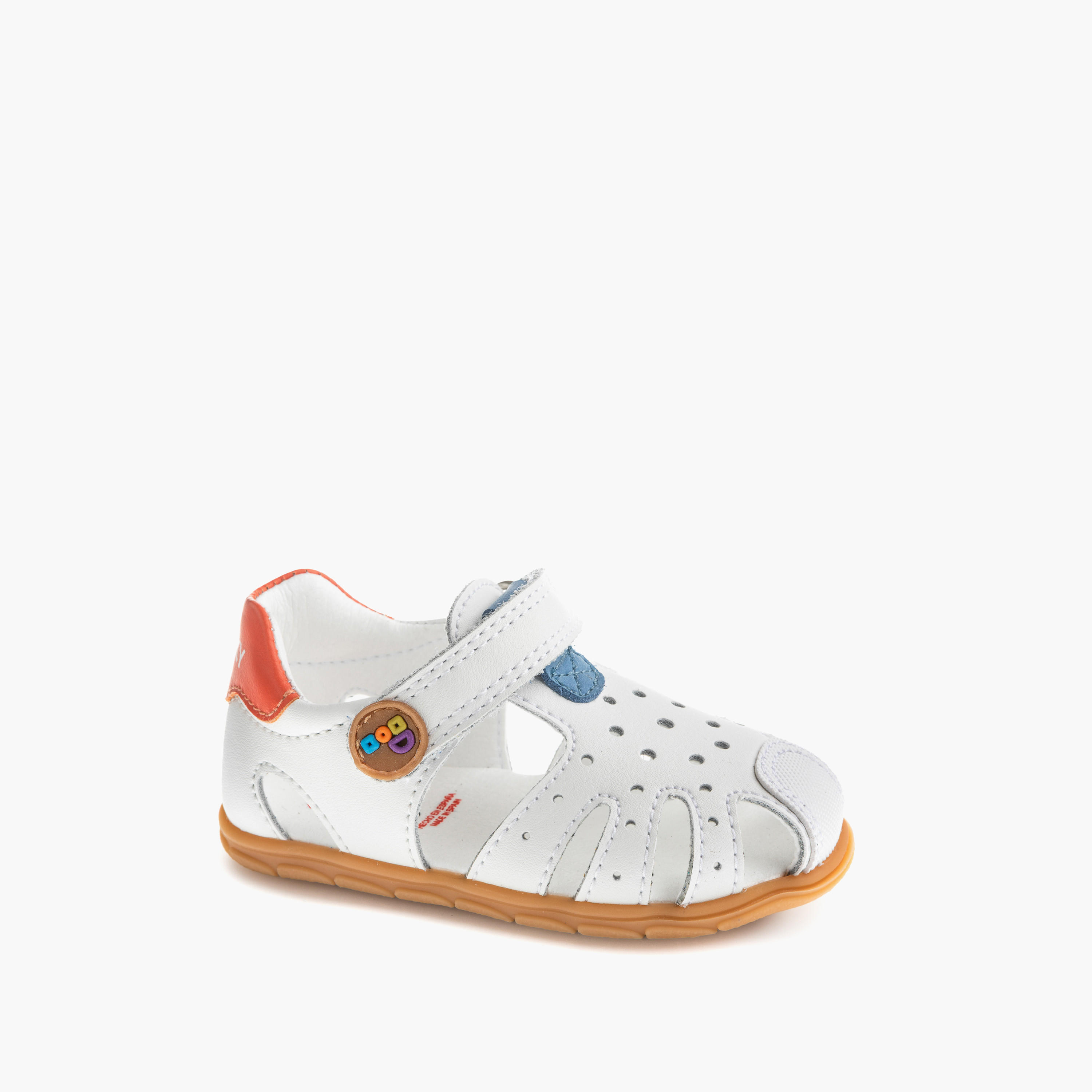 Pablosky Sandals with Hook & Loop Closure with Cutout Design-baby-boys-shoes-sandals-image-1