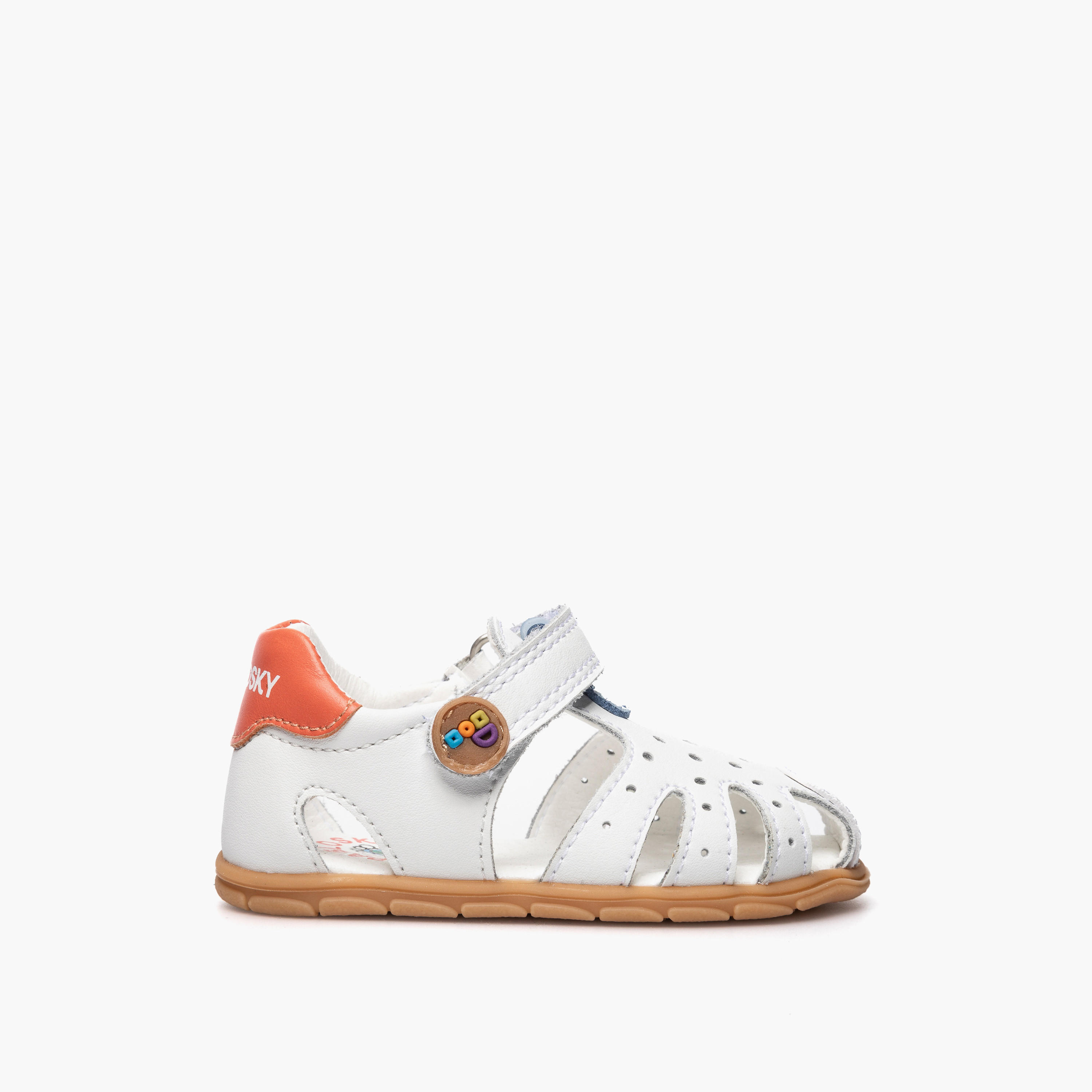 Pablosky Sandals with Hook & Loop Closure with Cutout Design-baby-boys-shoes-sandals-image-2