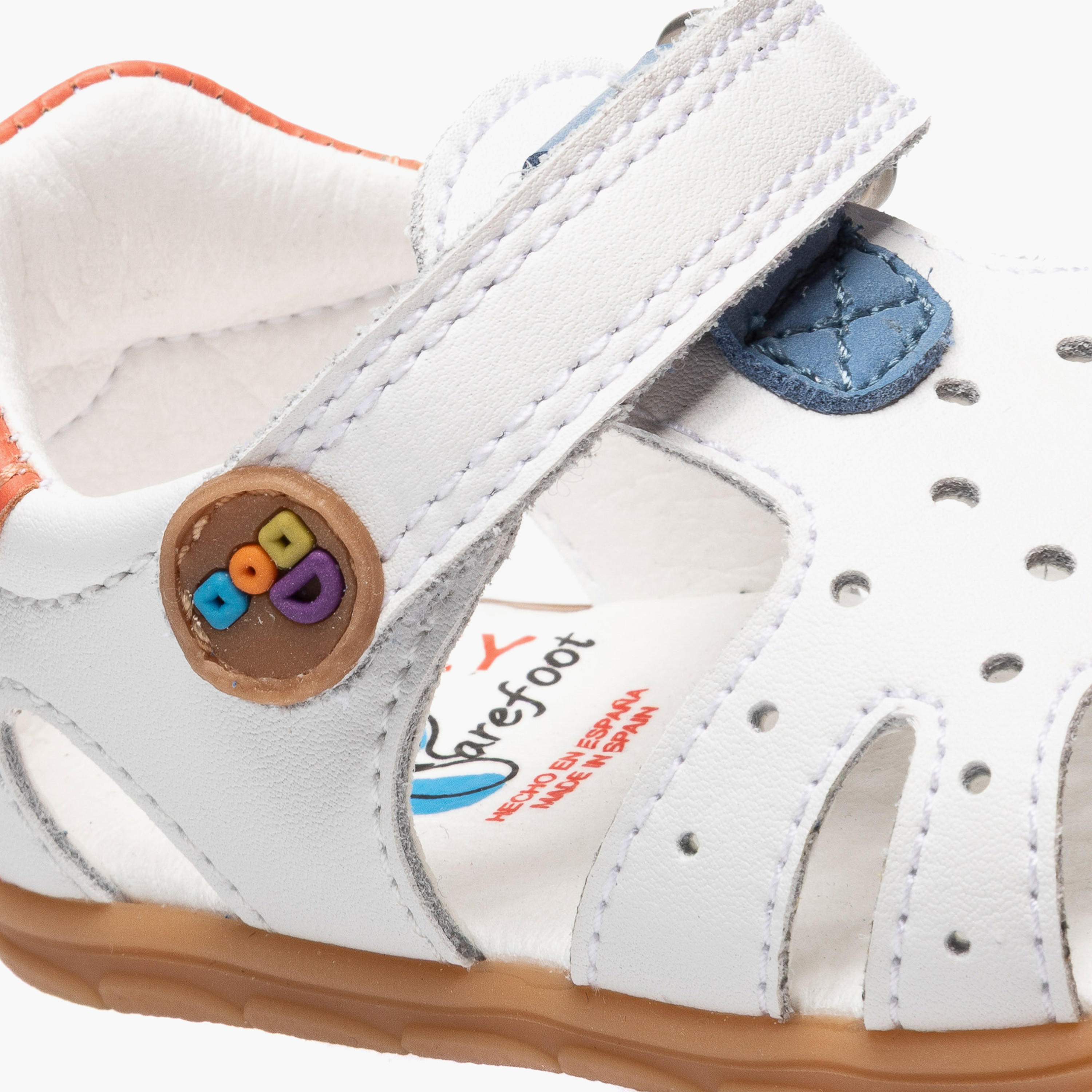 Pablosky Sandals with Hook & Loop Closure with Cutout Design-baby-boys-shoes-sandals-image-7