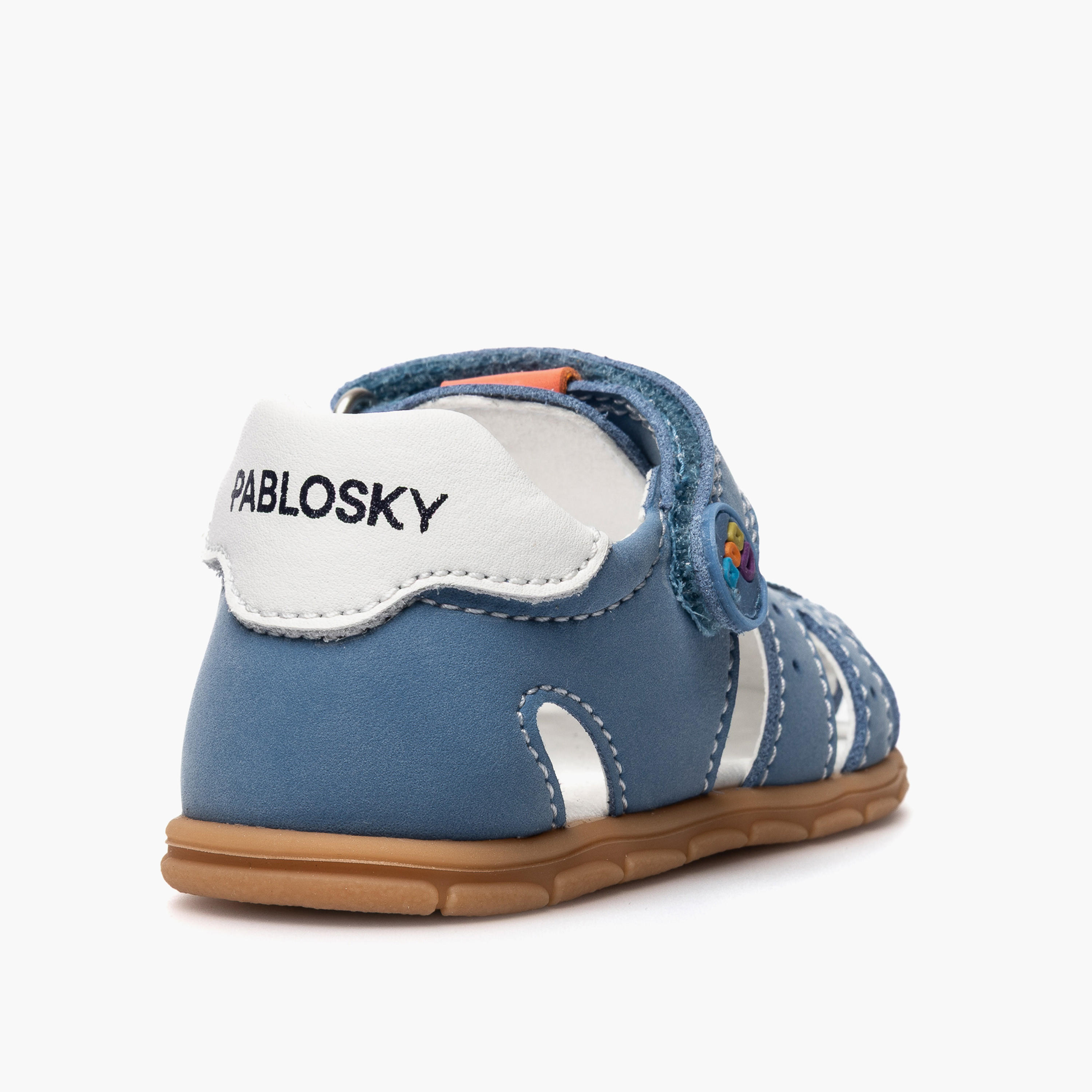 Pablosky Comfort Sandals with Hook & Loop Closure-baby-boys-shoes-sandals-image-3