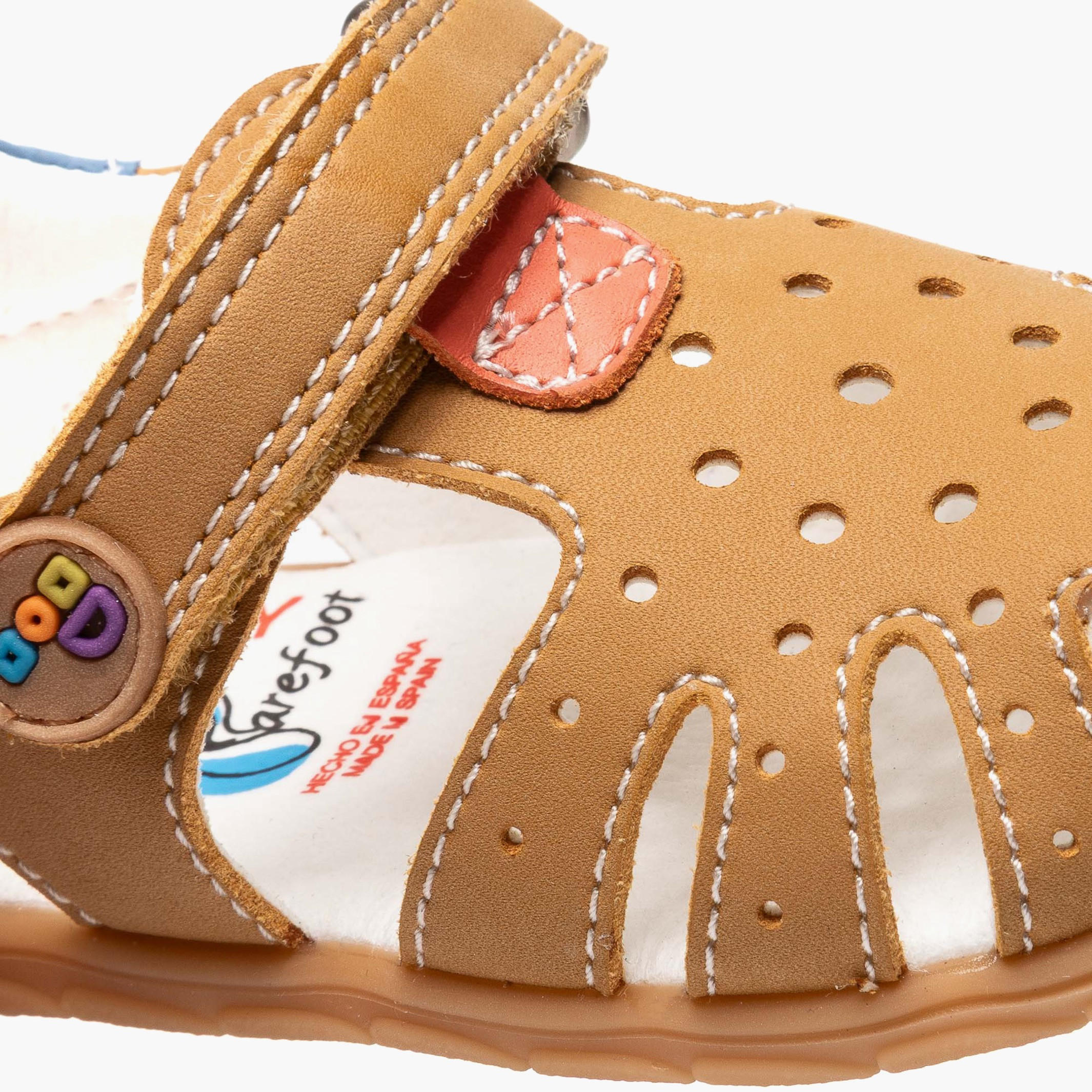 Pablosky Sandals with Hook & Loop Closure with Cutout Design-baby-boys-shoes-sandals-image-7