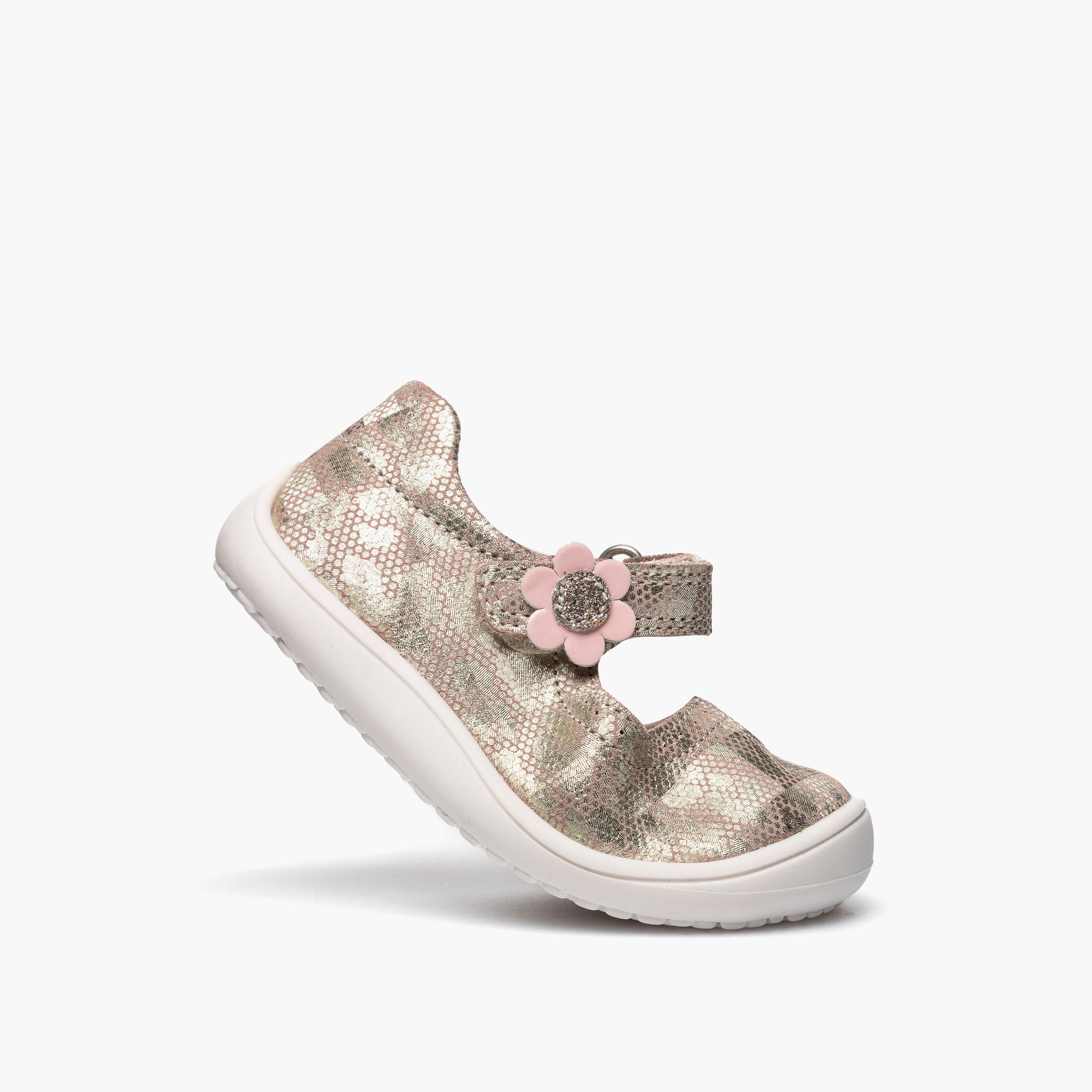 Pablosky Mary Jane Shoes with Hook & Loop Closure with Floral Applique-baby-girls-shoes-sandals-image-5