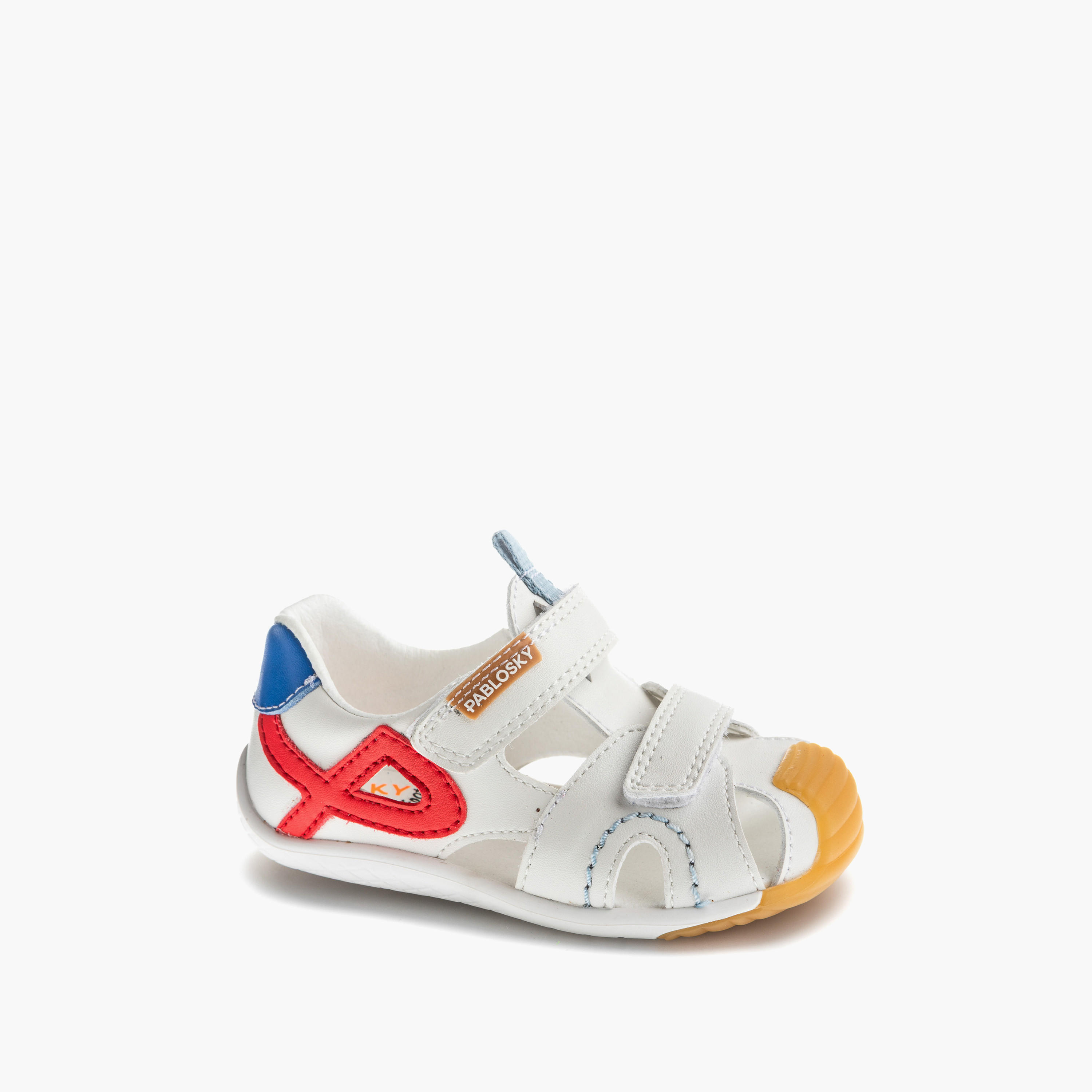 Pablosky Comfort Sandals with Hook & Loop Closure-baby-boys-shoes-sandals-image-1