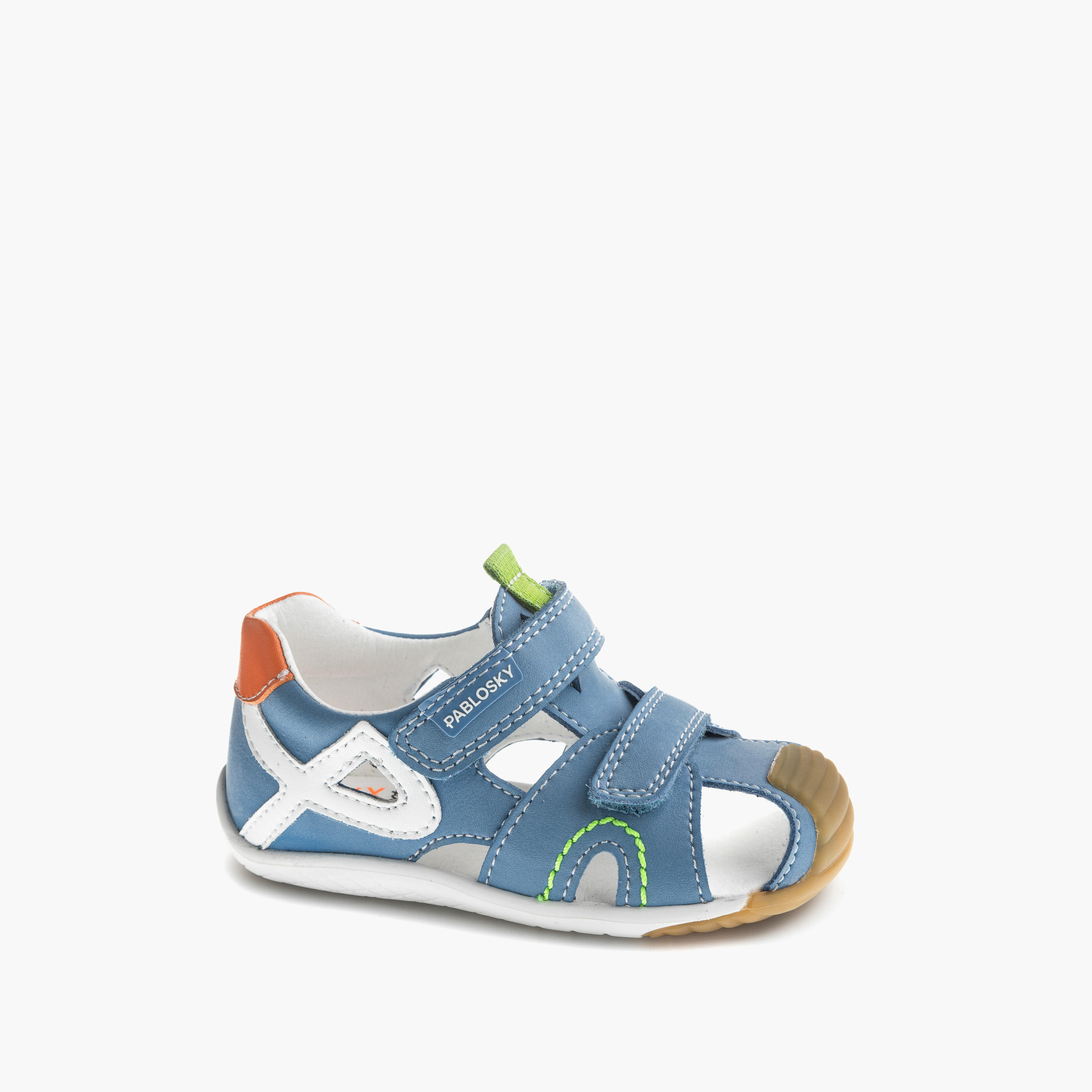 Pablosky Comfort Sandals with Hook & Loop Closure-baby-boys-shoes-sandals-image-1