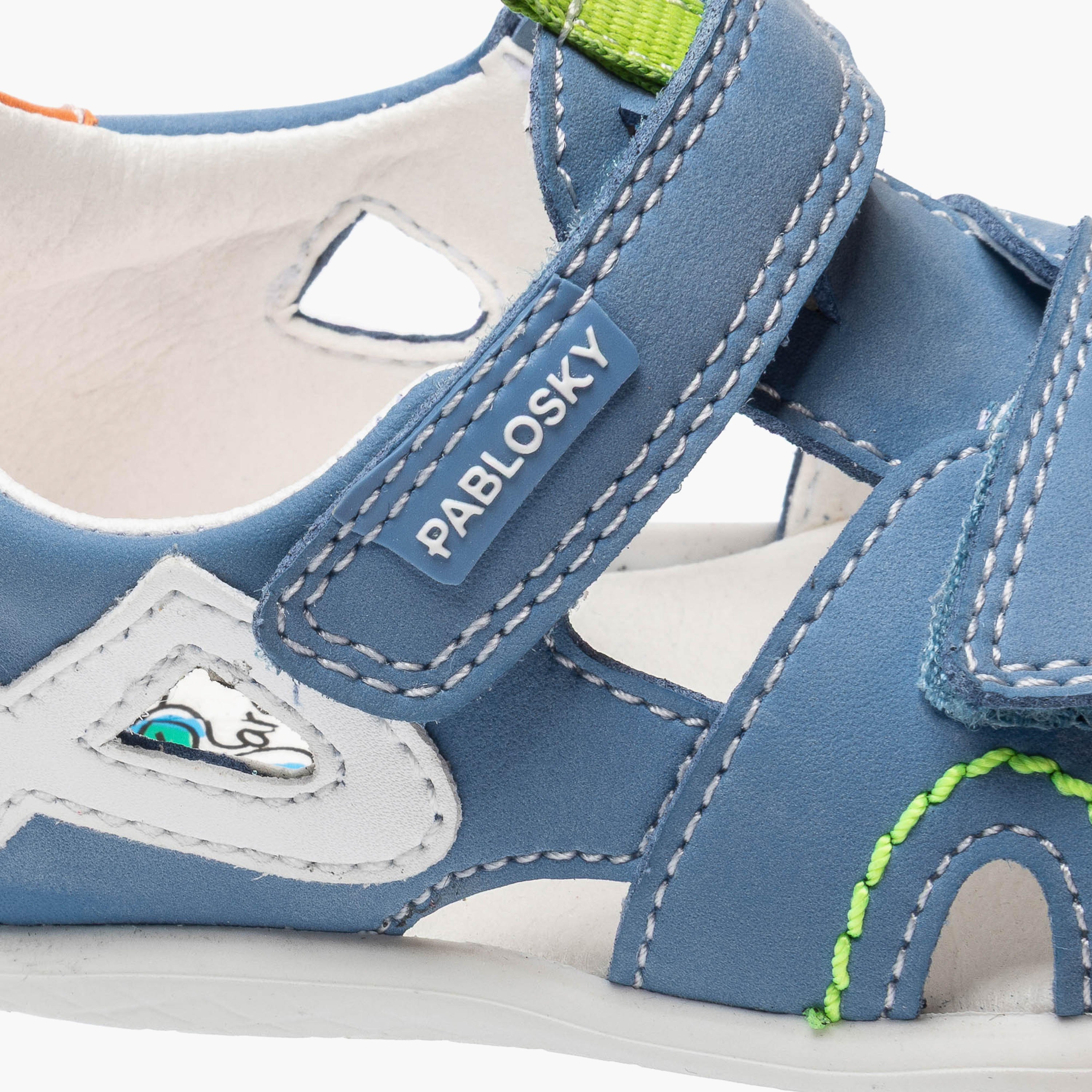 Pablosky Comfort Sandals with Hook & Loop Closure-baby-boys-shoes-sandals-image-7