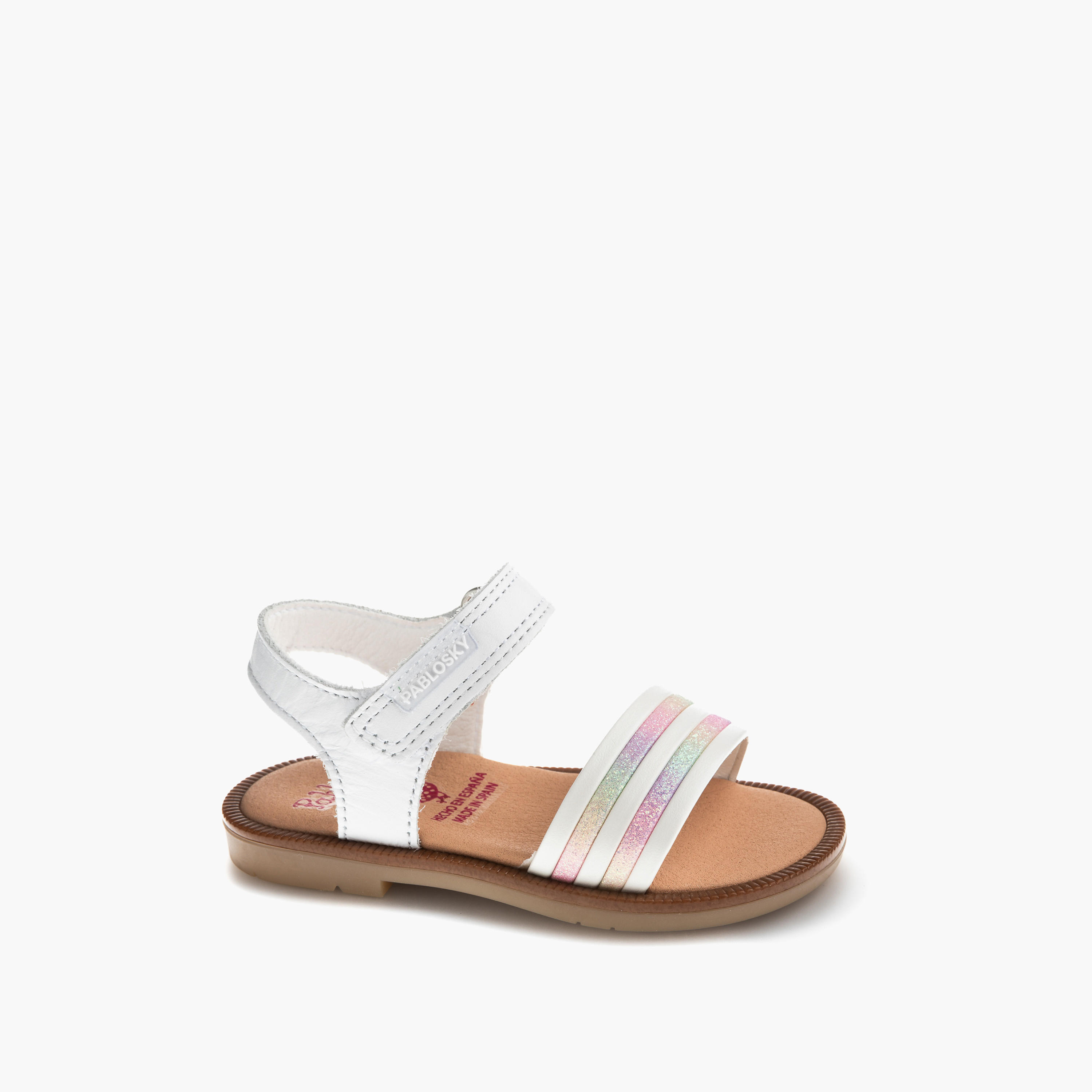Pablosky Sandals with Hook & Loop Closure-baby-girls-shoes-sandals-image-1