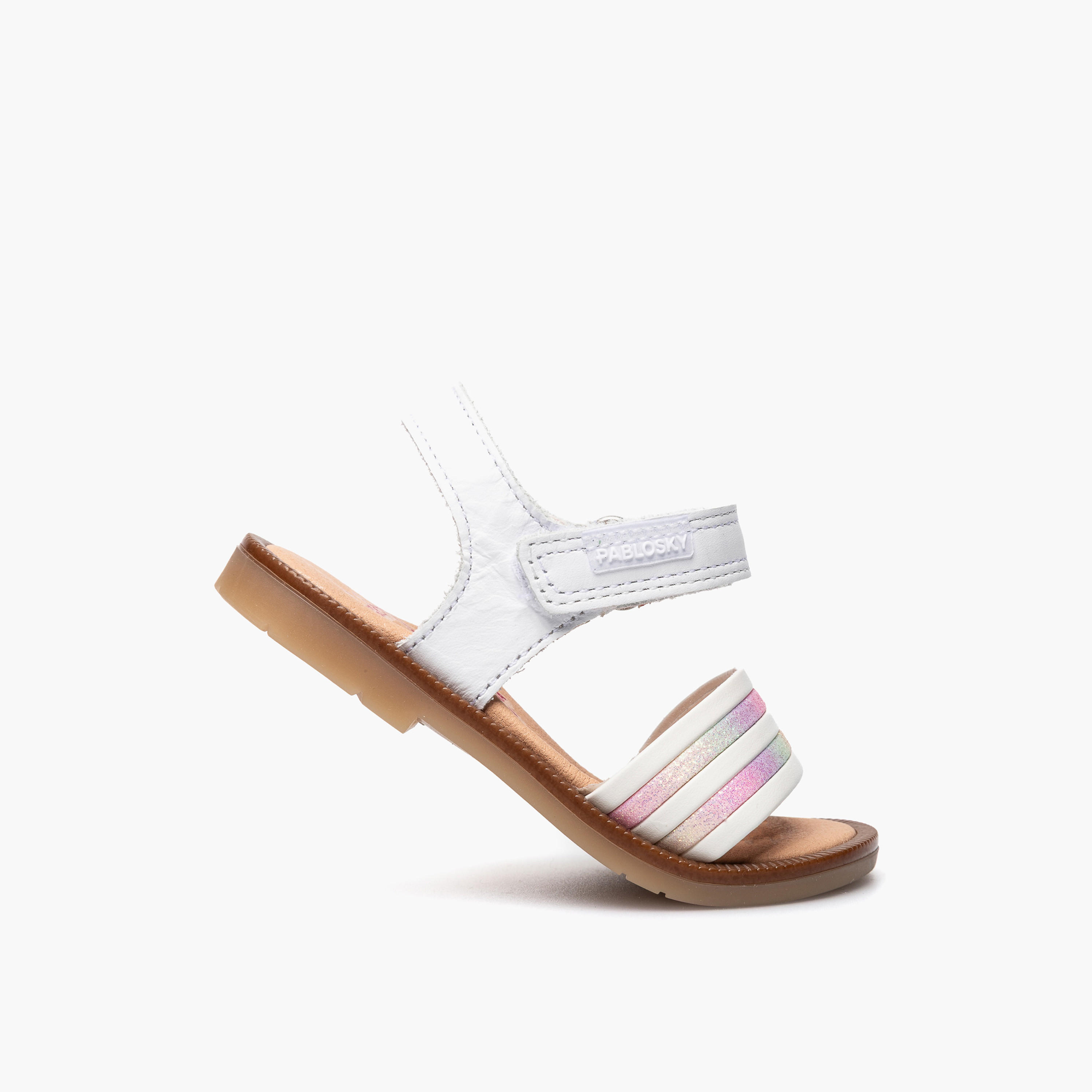 Pablosky Sandals with Hook & Loop Closure-baby-girls-shoes-sandals-image-5