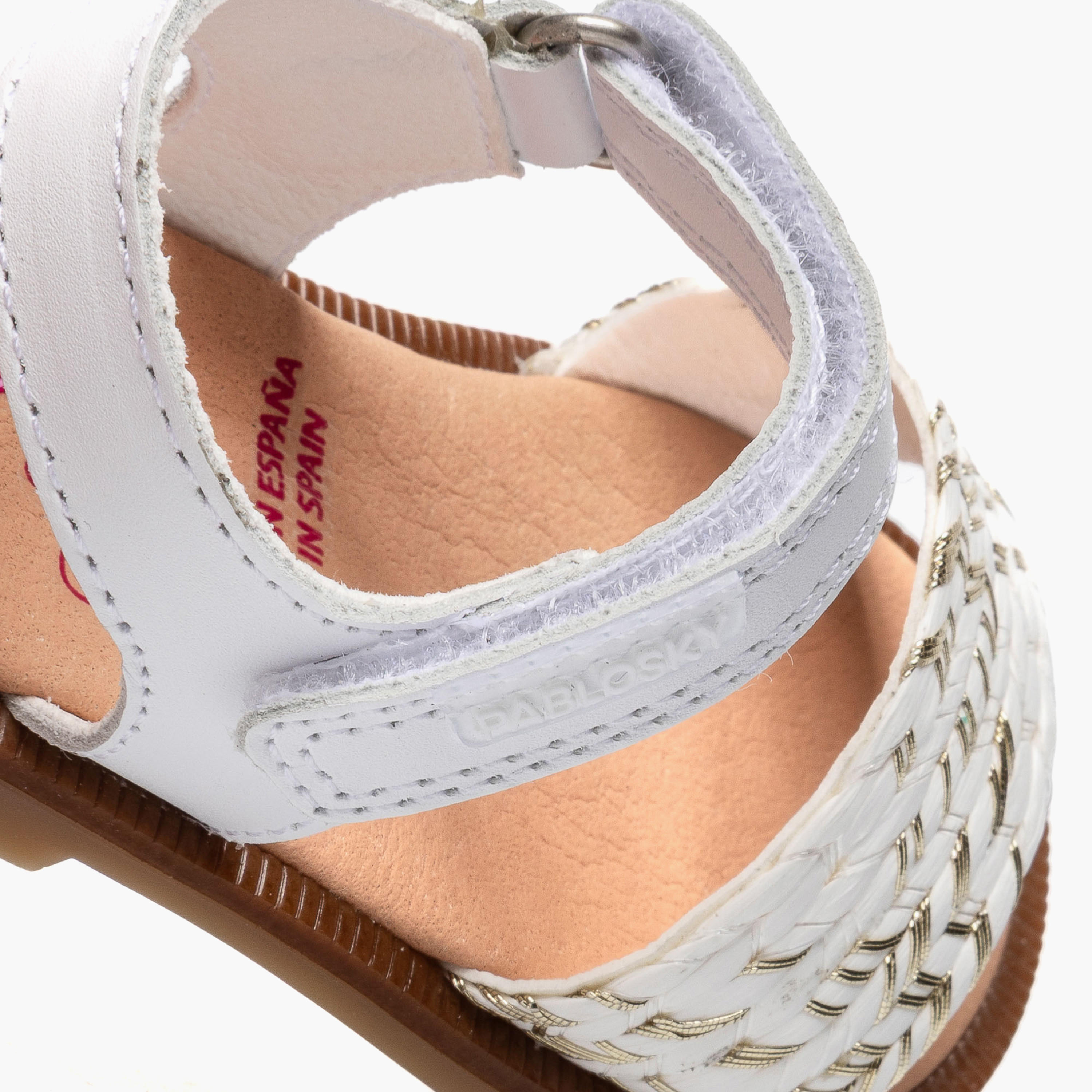 Pablosky Sandals with Hook & Loop Closure-baby-girls-shoes-sandals-image-7