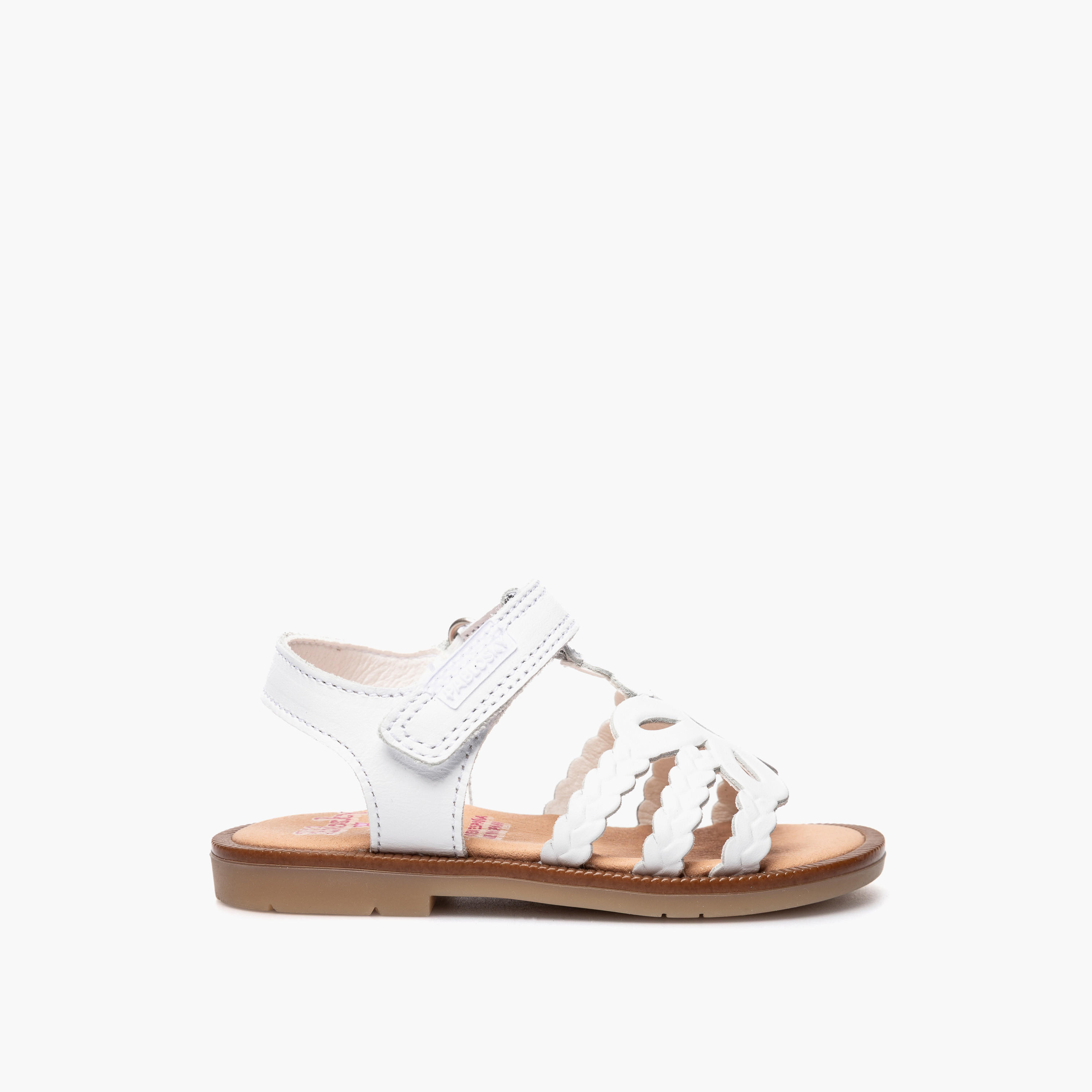 Pablosky Sandals with Hook & Loop Closure, Cutout Design-baby-girls-shoes-sandals-image-2