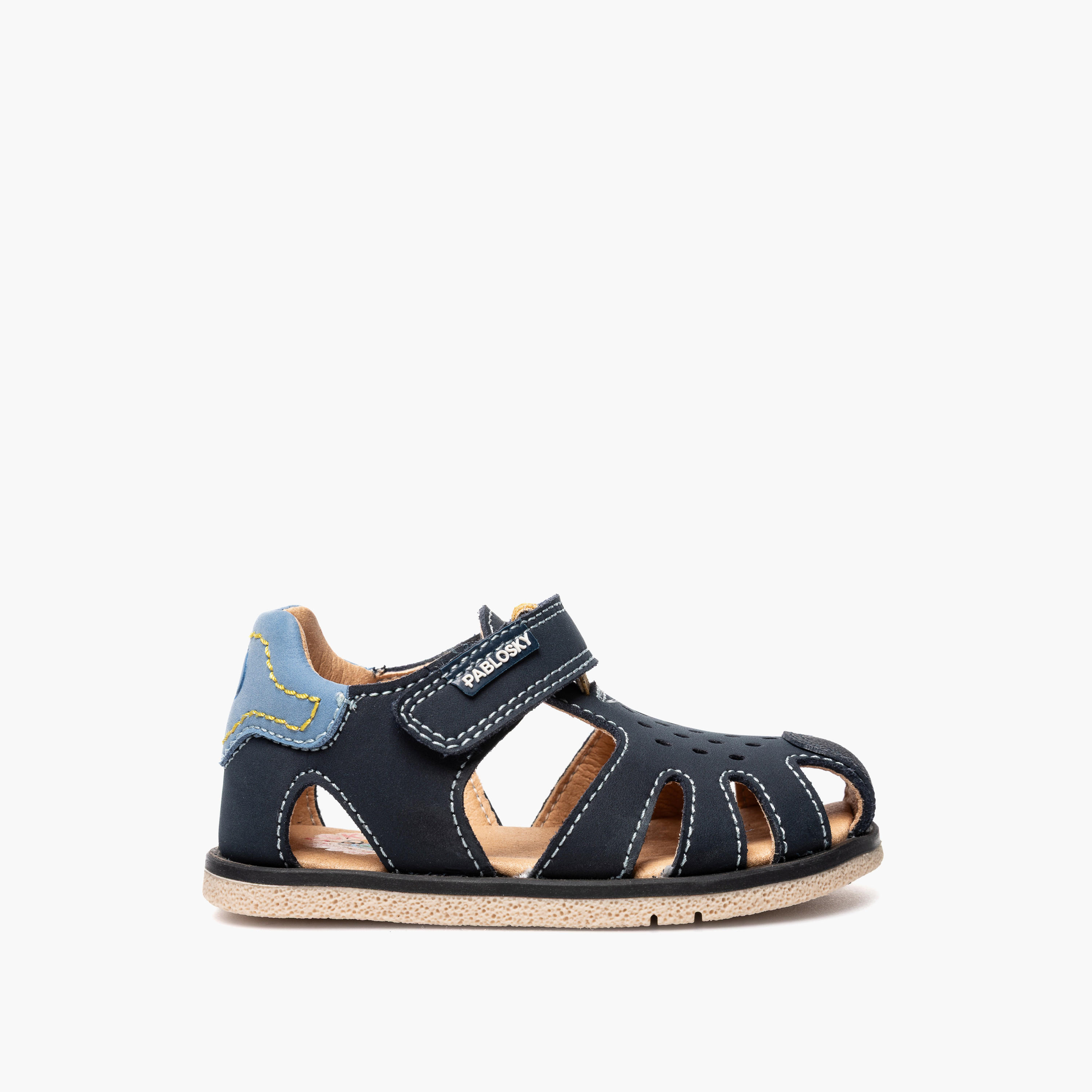 Pablosky Comfort Sandals with Hook & Loop Closure-baby-boys-shoes-sandals-image-2