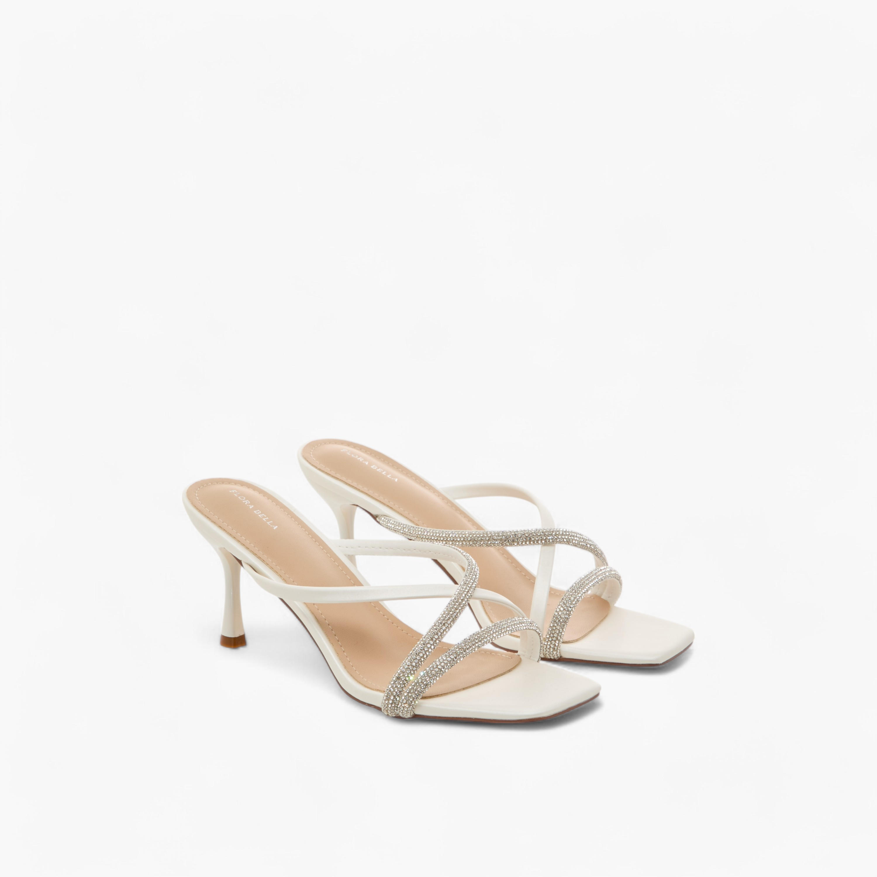 Flora Bella Embellished Slip-On Sandals with Stiletto Heels-women-shoes-sandals-heeled-image-1