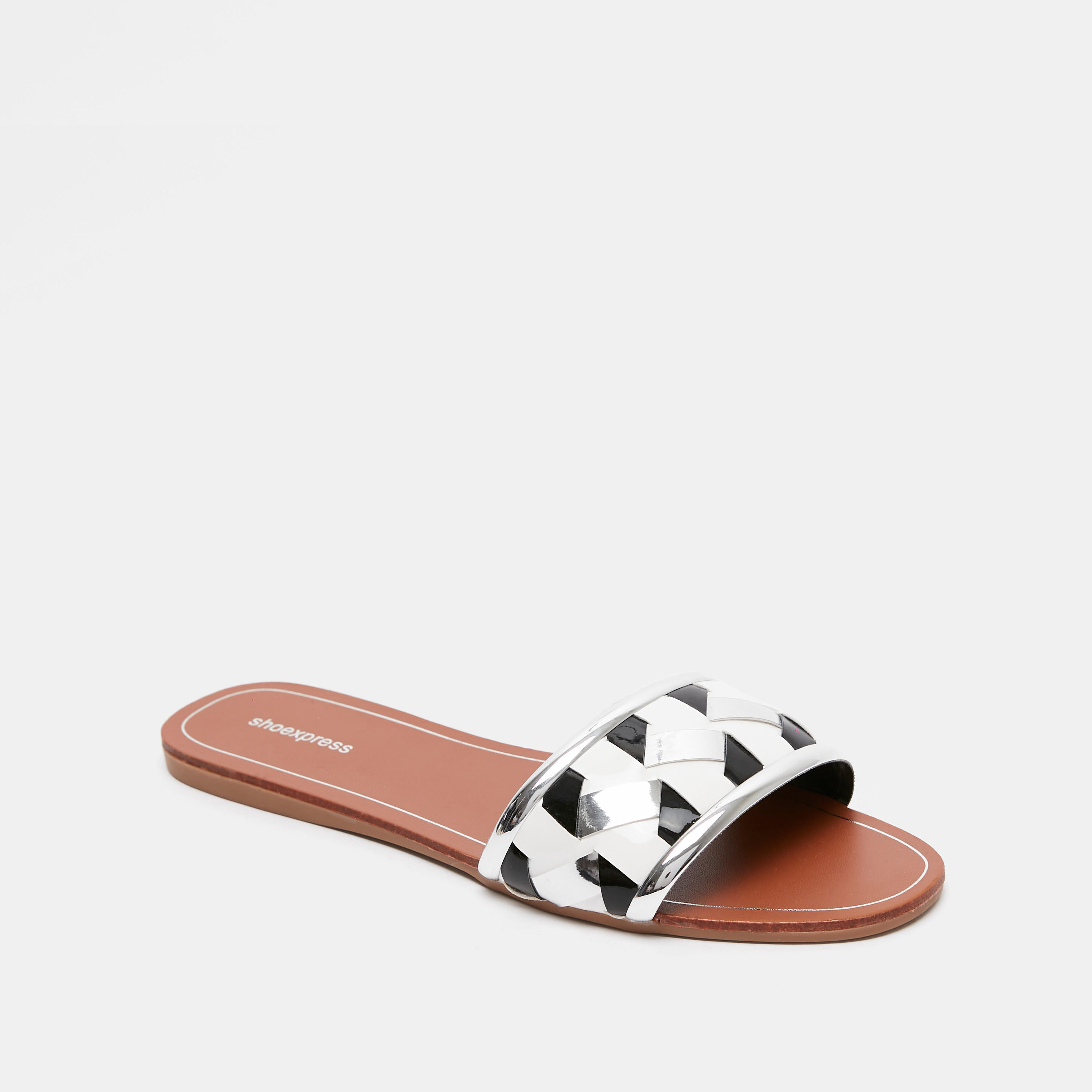 صندل خفيف بارز الملمس بمقدمة مفتوحة-women-shoes-flats-sandals-image-2