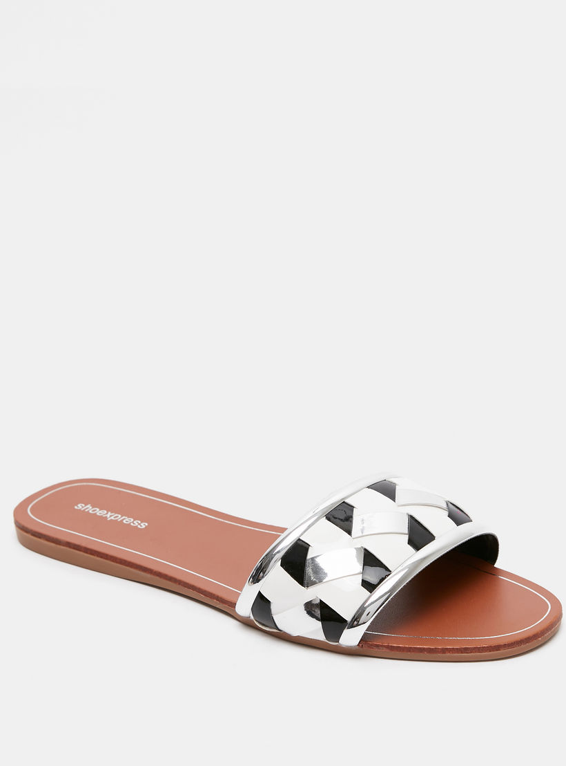 صندل خفيف بارز الملمس بمقدمة مفتوحة-women-shoes-flats-sandals-image-2