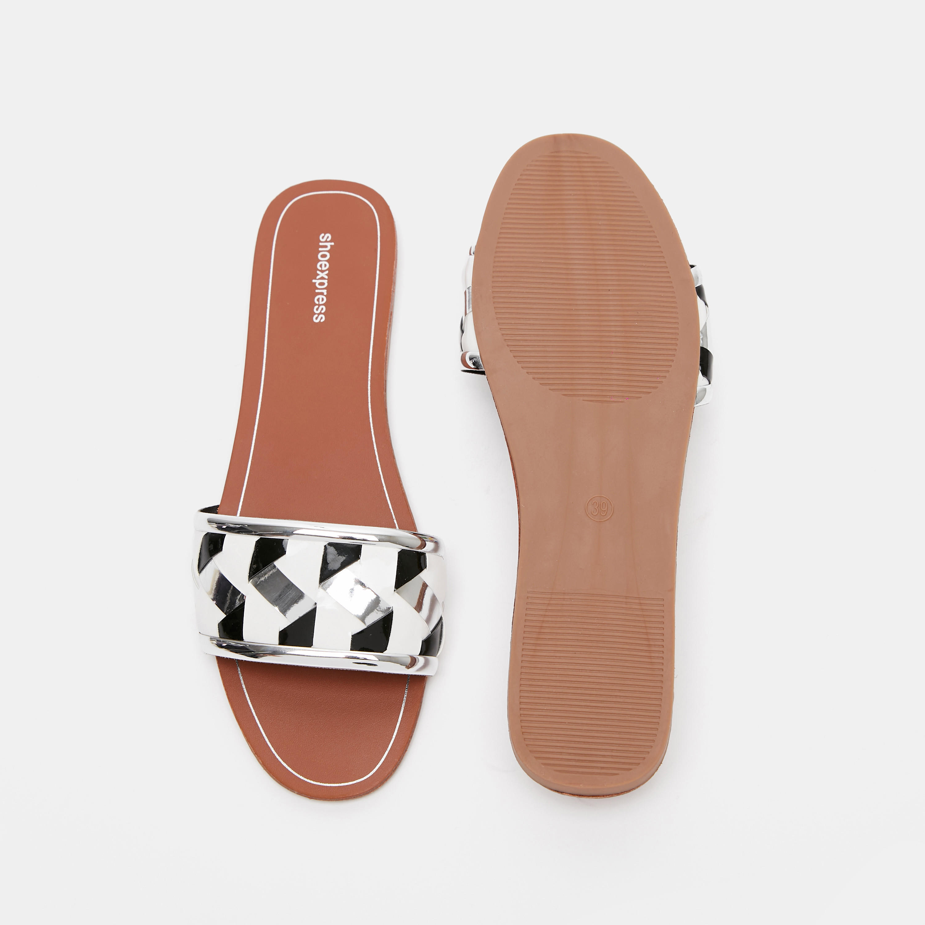 صندل خفيف بارز الملمس بمقدمة مفتوحة-women-shoes-flats-sandals-image-5