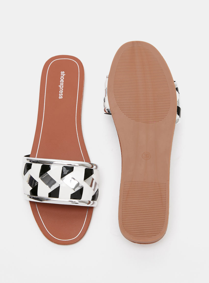 صندل خفيف بارز الملمس بمقدمة مفتوحة-women-shoes-flats-sandals-image-5