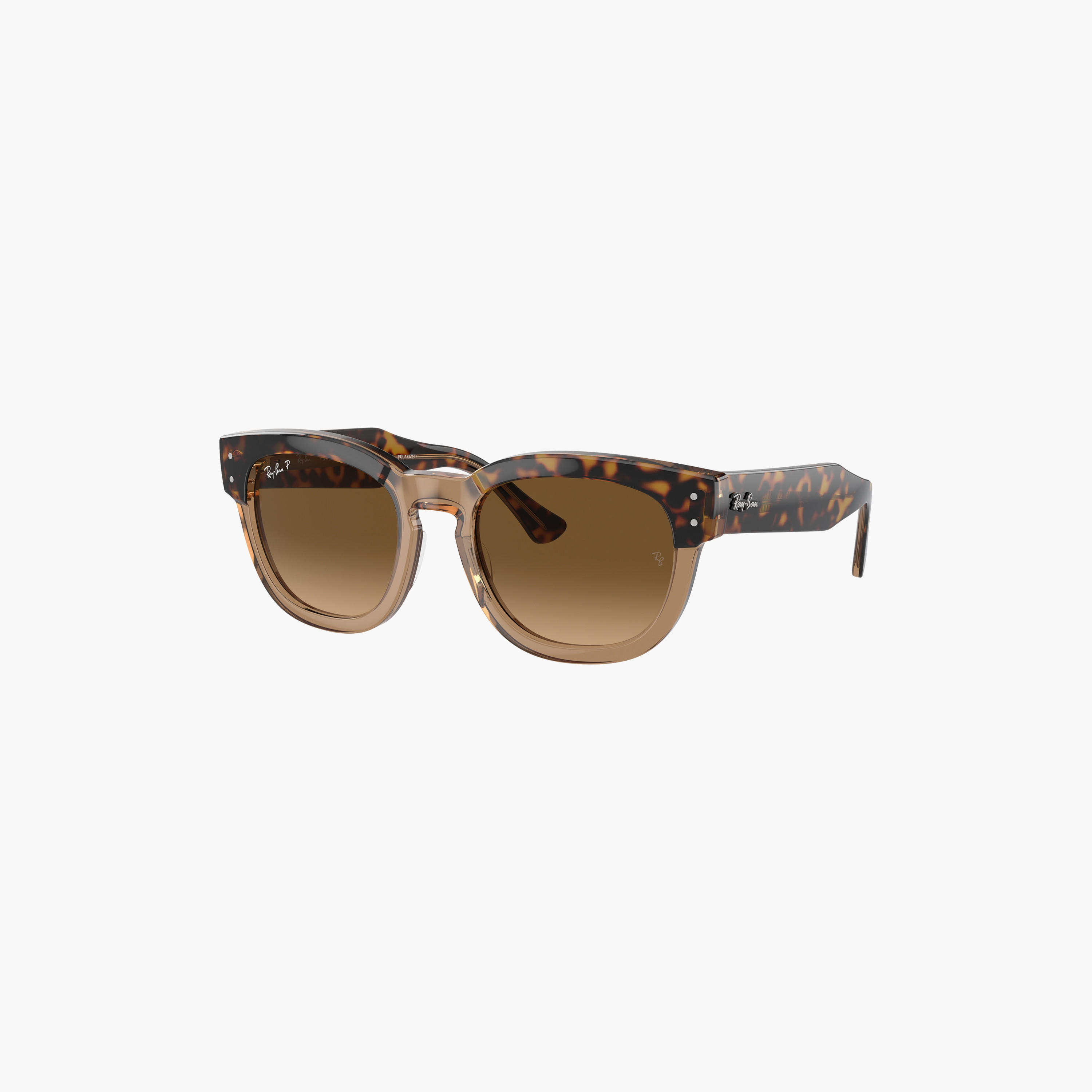 نظارات شمسية من راي بان بعدسات بنية متدرجة مستقطبة مقاس 53 ملم ذات مربعة | 0RB0298S-men-sunglasses-image-1