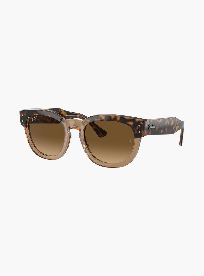 Ray-Ban Polarized Gradient Brown Lens 53 MM Square Sunglasses | 0RB0298S-men-sunglasses-image-1