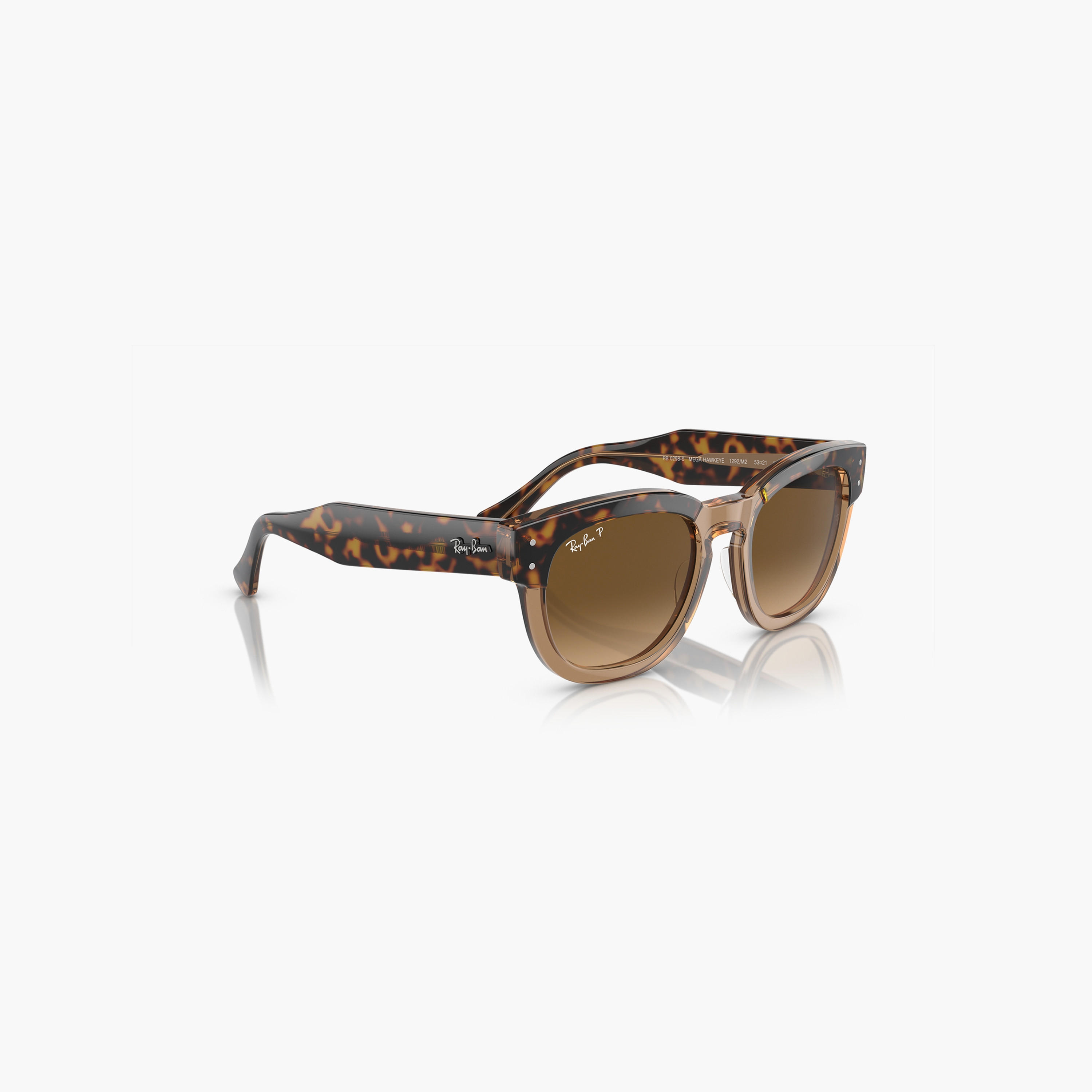 نظارات شمسية من راي بان بعدسات بنية متدرجة مستقطبة مقاس 53 ملم ذات مربعة | 0RB0298S-men-sunglasses-image-3
