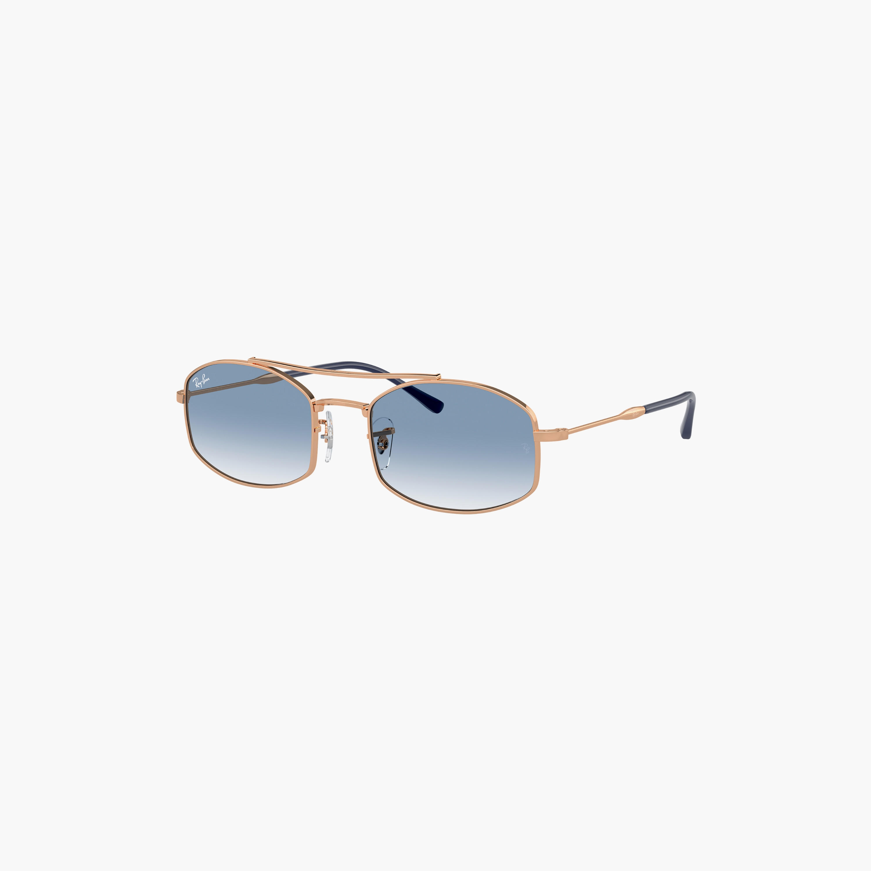 Ray-Ban Gradient Blue Lens 54 MM Oval Sunglasses | 0RB3719-men-sunglasses-image-1