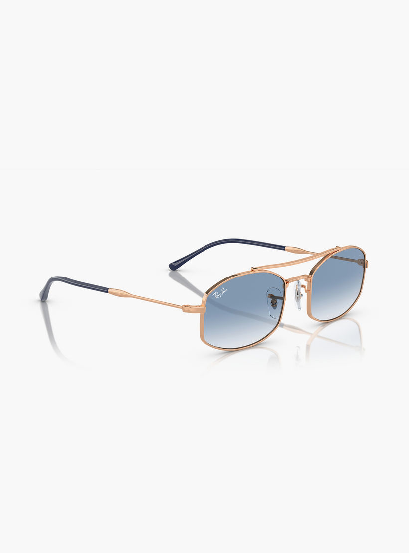 Ray-Ban Gradient Blue Lens 54 MM Oval Sunglasses | 0RB3719-men-sunglasses-image-3
