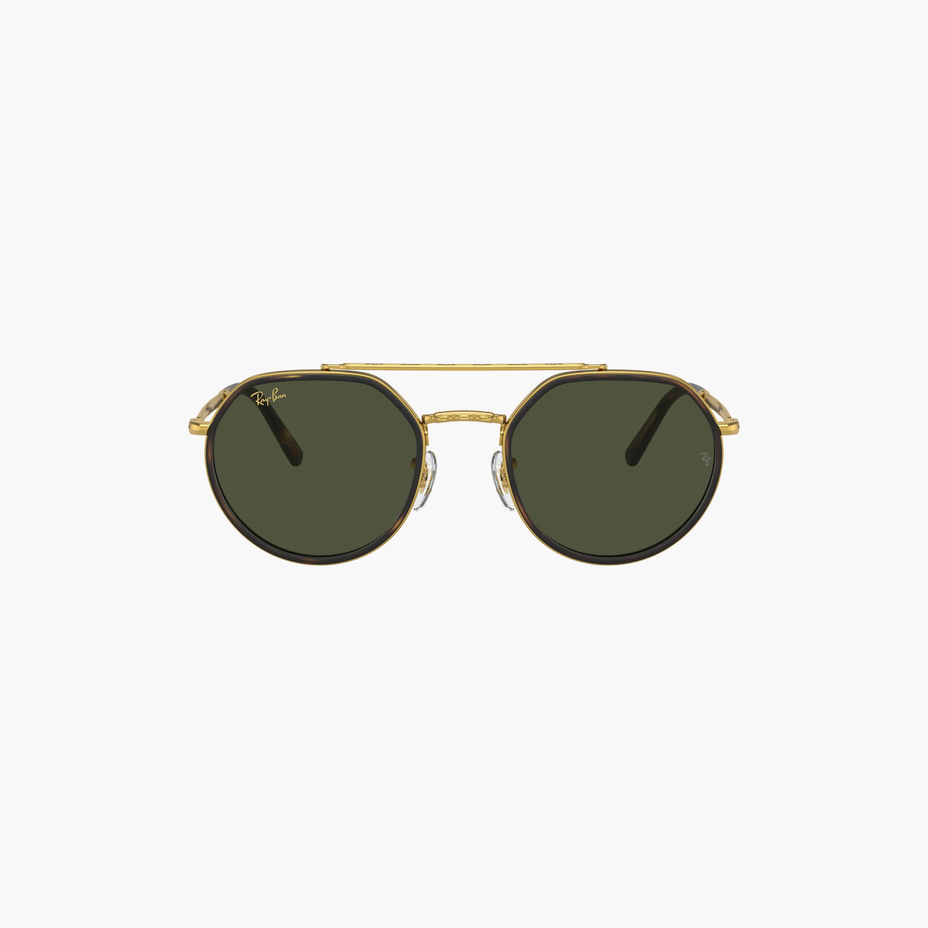 Ray-Ban Green Lens 53 MM Round Sunglasses | 0RB3765-men-sunglasses-image-4