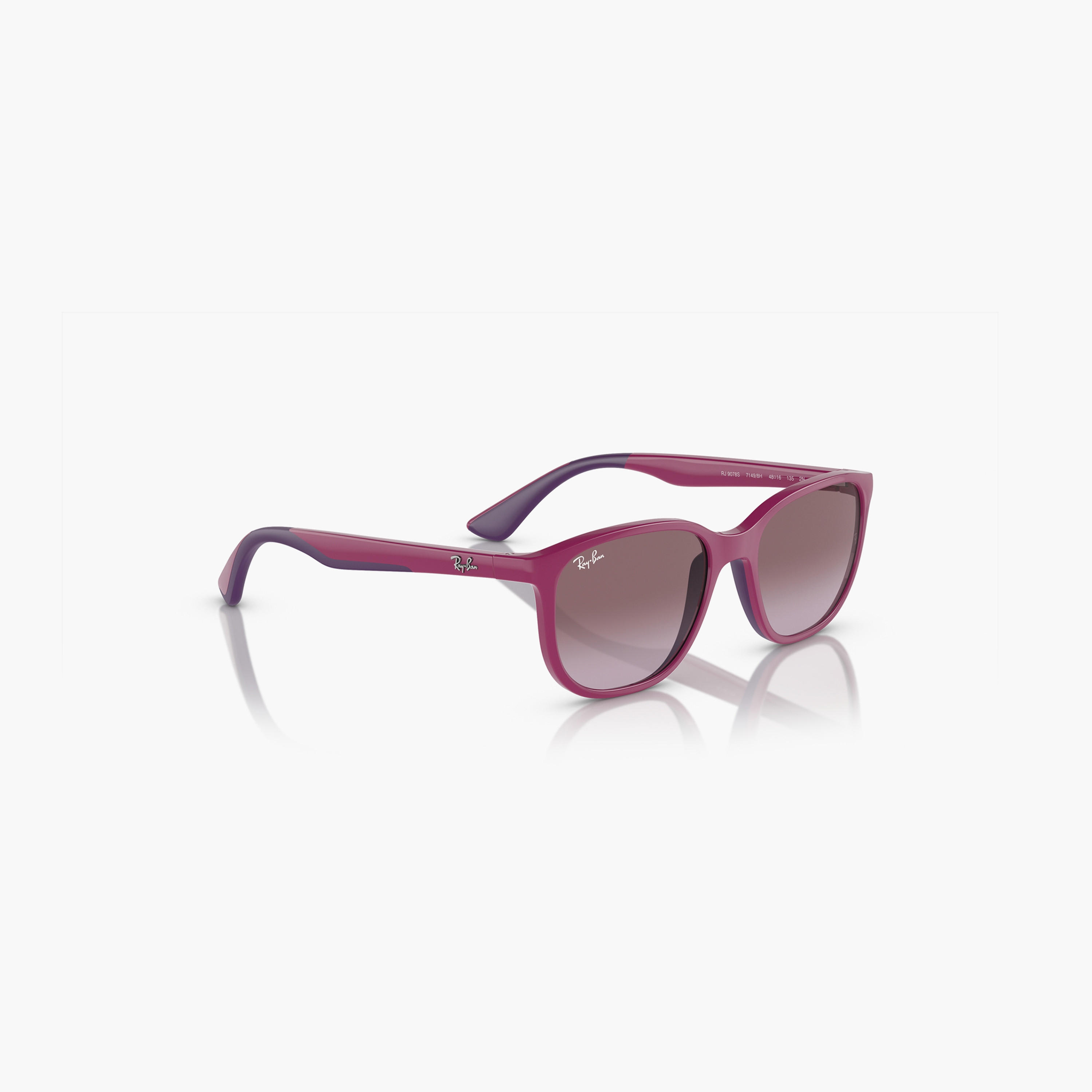 Ray-Ban Kids Gradient Violet Lens 48 MM Square Sunglasses | 0RJ9078S-girls-accessories-sunglasses-image-3